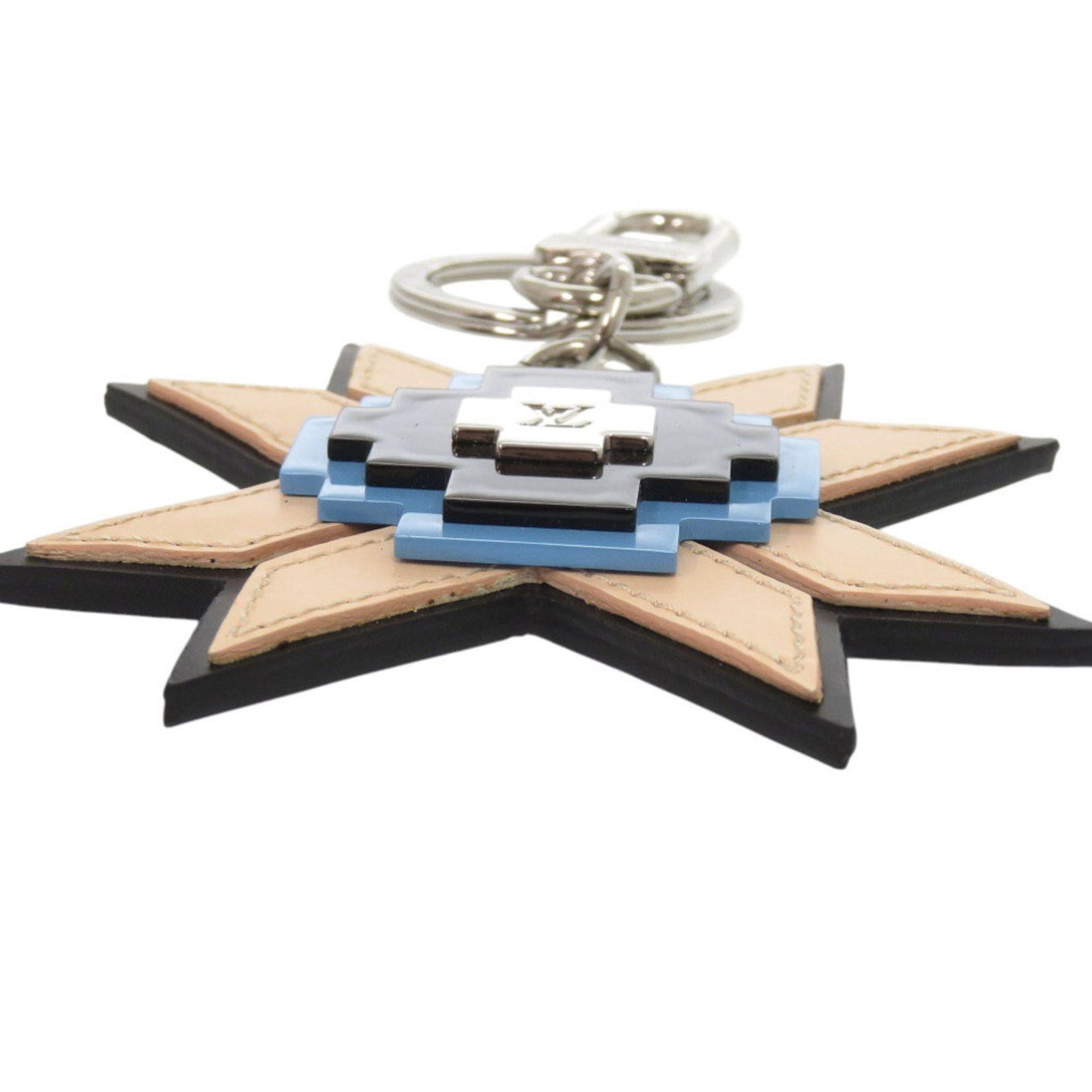 Plastic Leather Keyring Louis Vuitton - 4