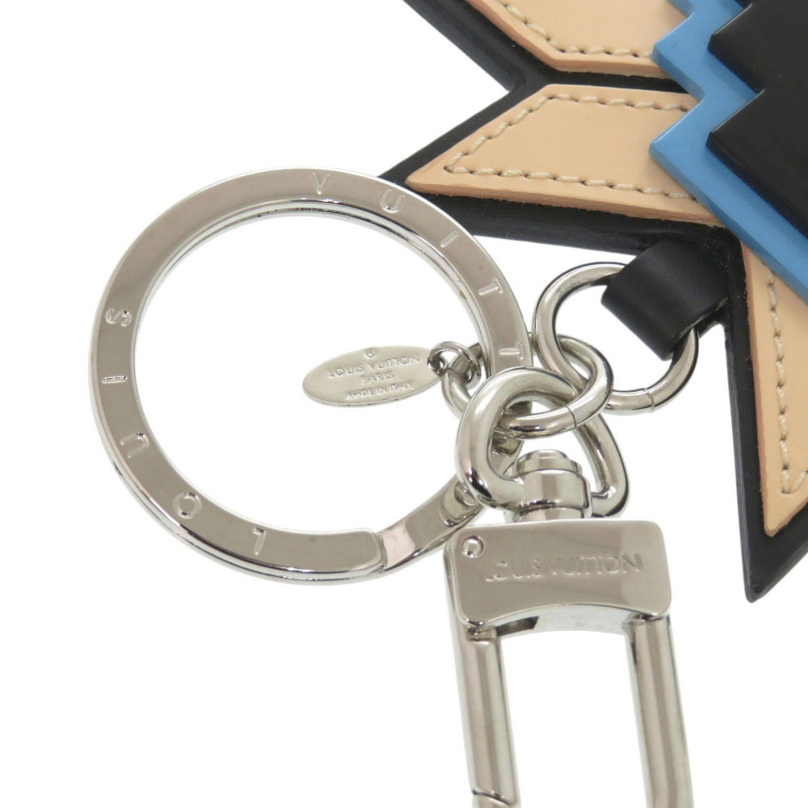Plastic Leather Keyring Louis Vuitton - 6