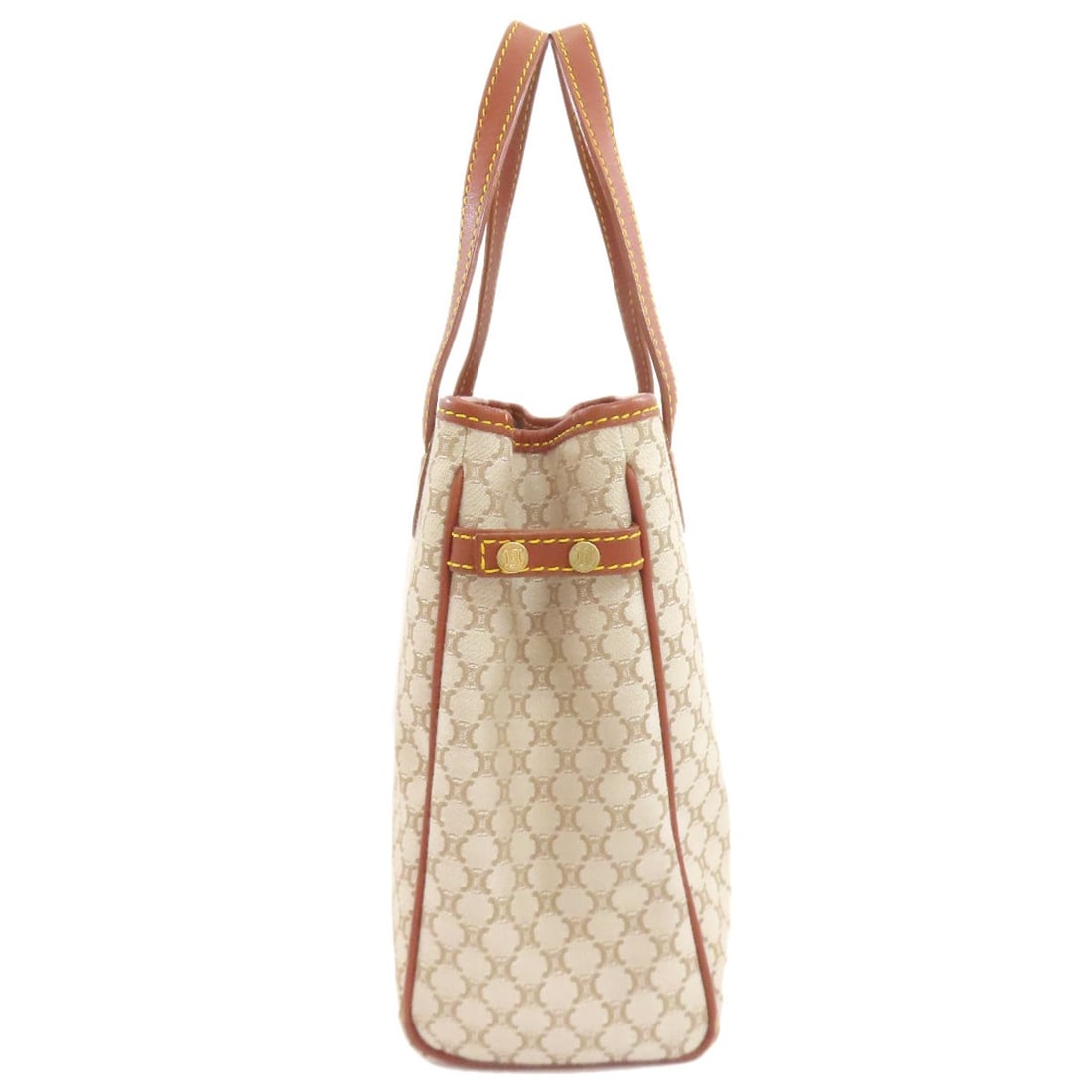 Celine Macadam Pattern Handbag Canvas - 3