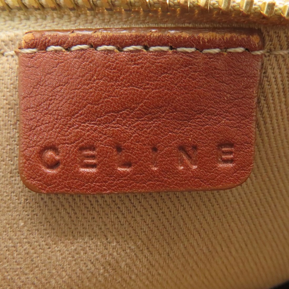 Celine Macadam Pattern Handbag Canvas - 6