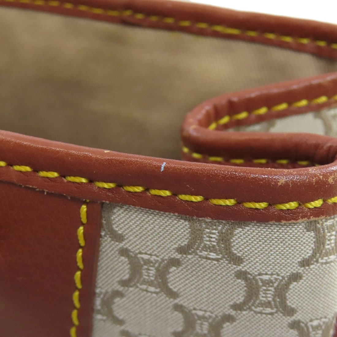 Celine Macadam Pattern Handbag Canvas - 9