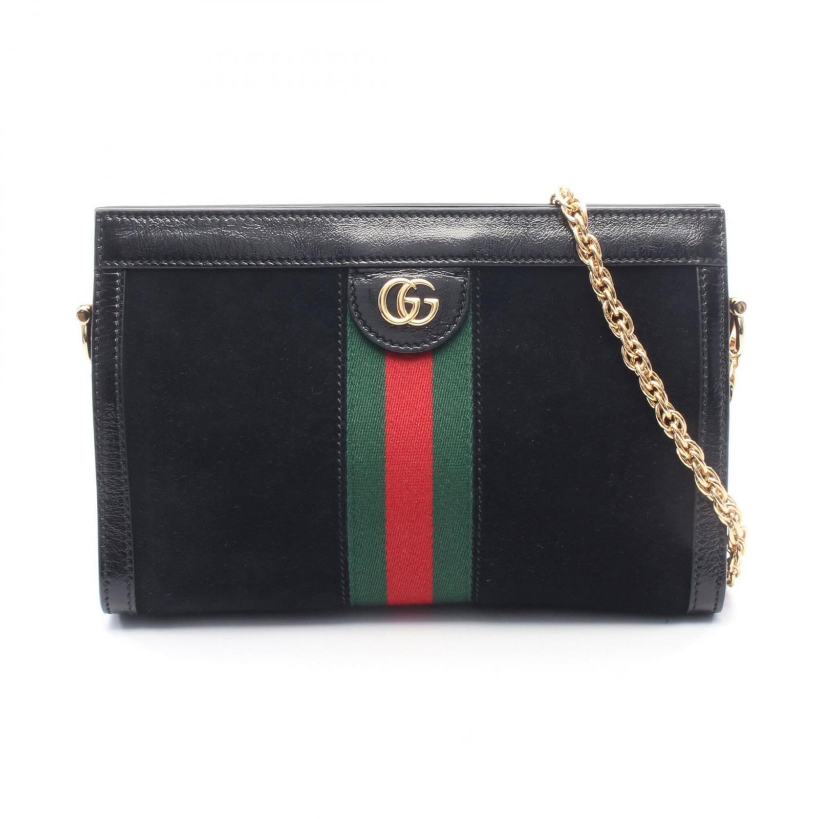 Gucci Handbag Leather Suede Shoulder Bag: Gucci Handbag Leather Suede Shoulder Bag Suede and leather come together in this Gucci shoulder bag, available in black, green, and red colors. Measuring 16.5cm x 26cm x 8cm, it features a classic