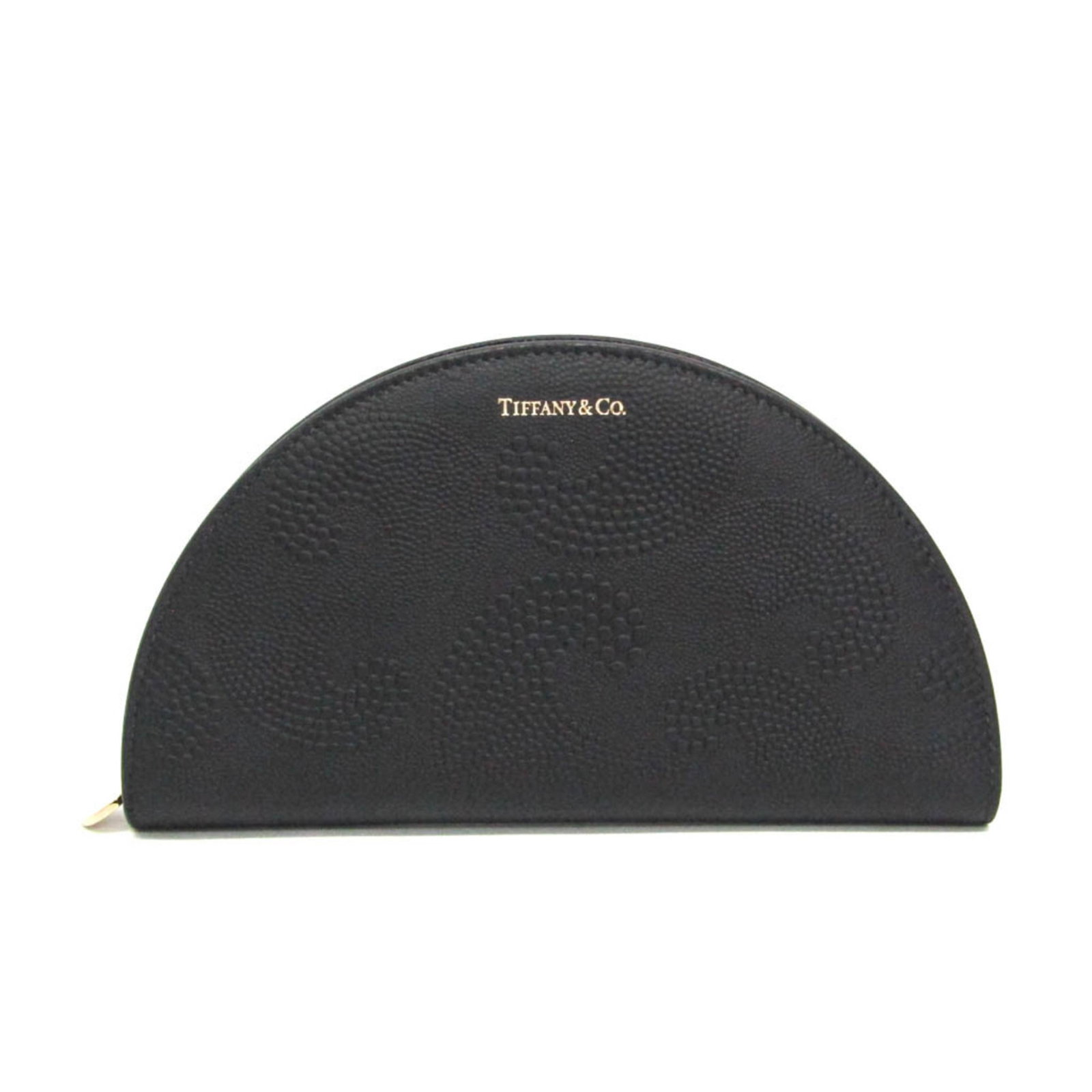 Long Wallet (Bi fold) Leather: Long Wallet (Bi fold) Leather Made from high-quality Italian leather, this long bi-fold wallet features a classic black design with subtle dots pattern. With a coin purse, eight card slots, and four