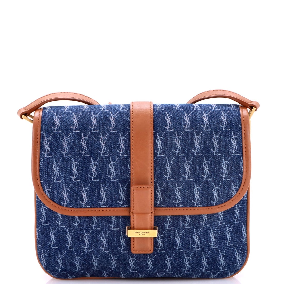 Small Monogram All Over Monogramme Shoulder Bag Saint Le Denim: Small Monogram All Over Monogramme Shoulder Bag Saint Le Denim Small Monogram All Over Monogramme Shoulder Bag Saint Le Denim - A stylish and iconic design, this small shoulder bag features the