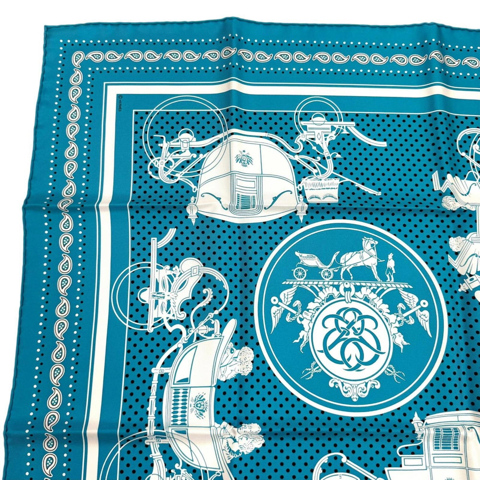 Silk Hermes Scarf - 3