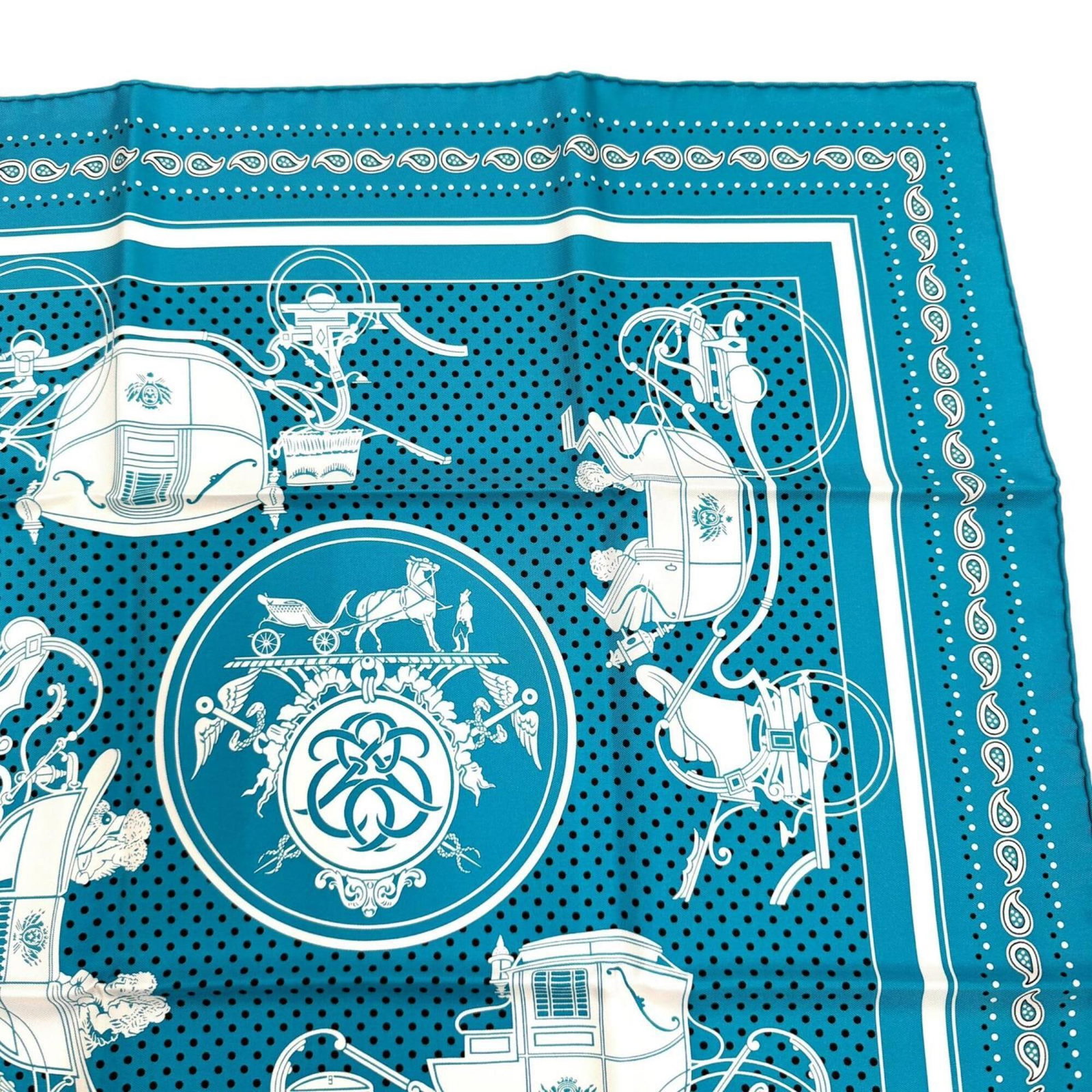 Silk Hermes Scarf - 4