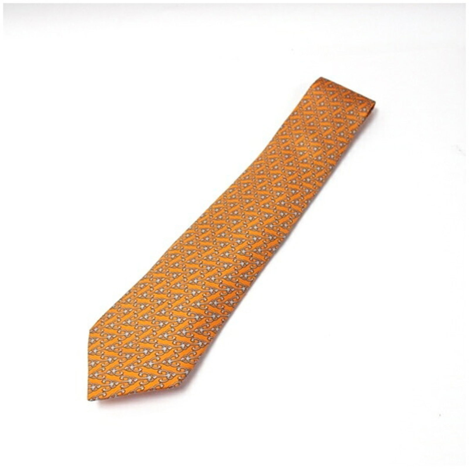 Silk Cravat Hermes - 8