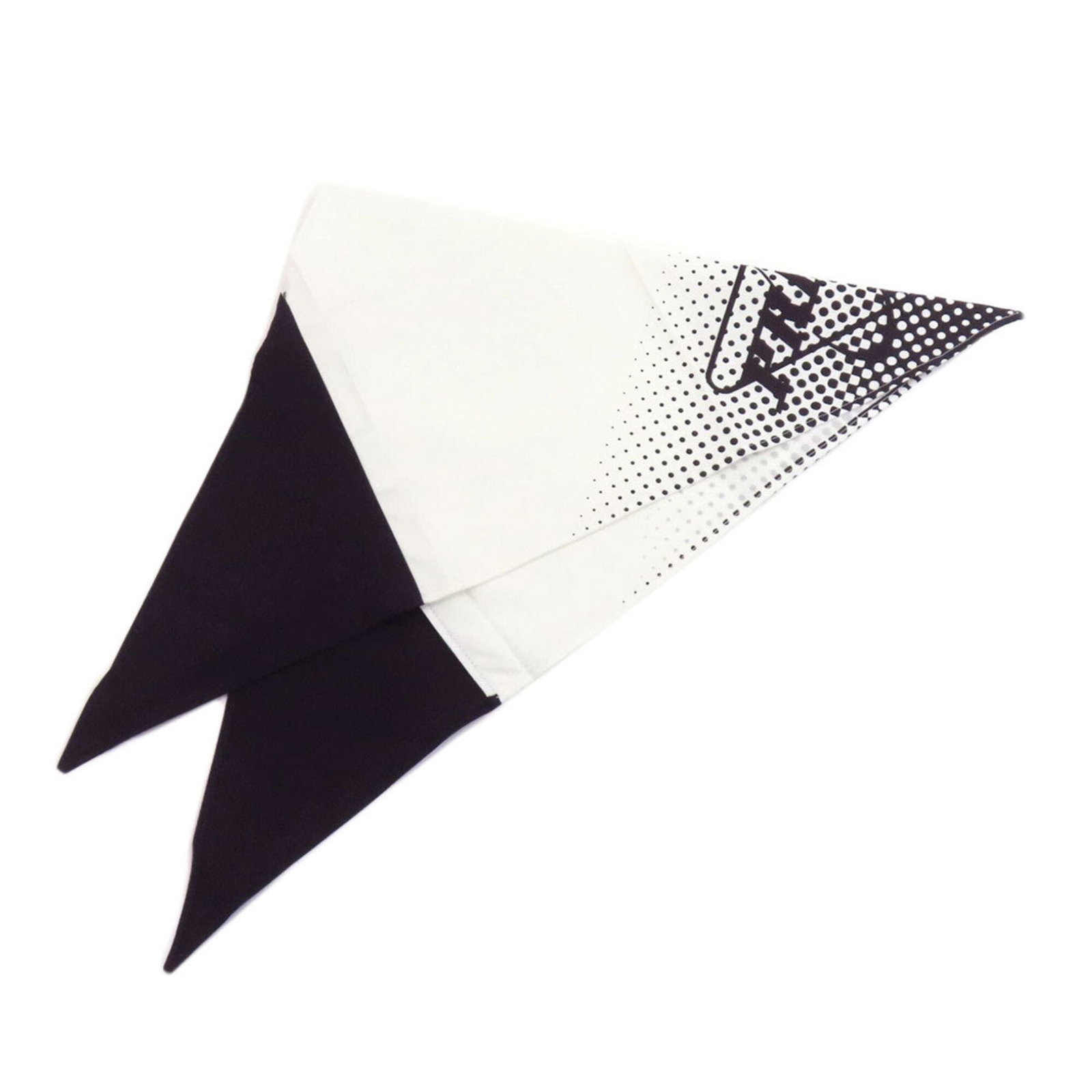 Cotton Scarf Prada: Cotton Scarf Prada Black and white cotton scarf from Prada, measuring 39cm x 76cm. This scarf features a simple yet elegant design, made from high-quality cotton material. Available in two classic col