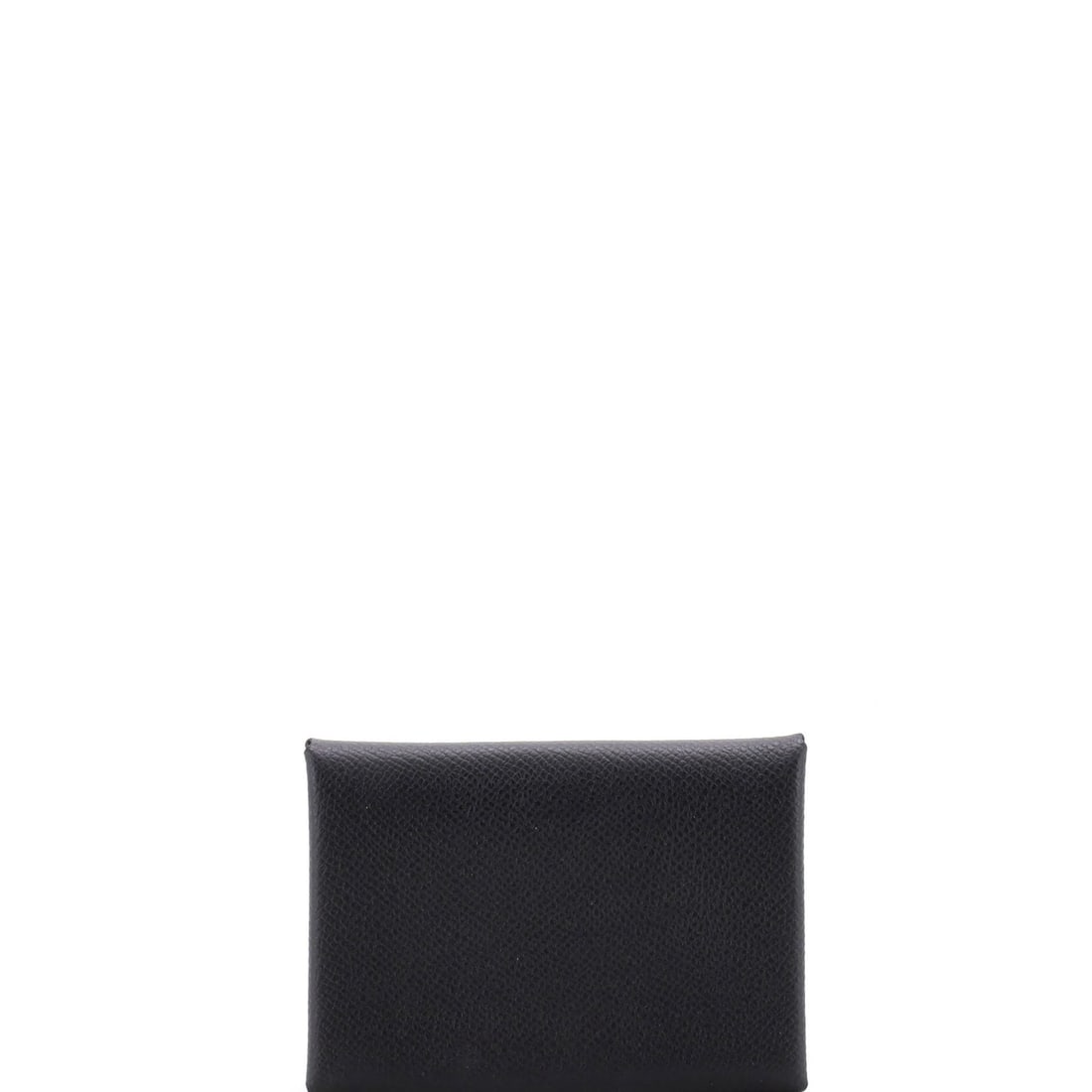 Hermes Card Holder Epsom Calvi: Hermes Card Holder Epsom Calvi The Hermes Calvi Duo Card Holder Epsom is a sleek and sophisticated leather wallet, measuring 3" in height, 4" in width, and 1" in depth. Crafted from high-quality