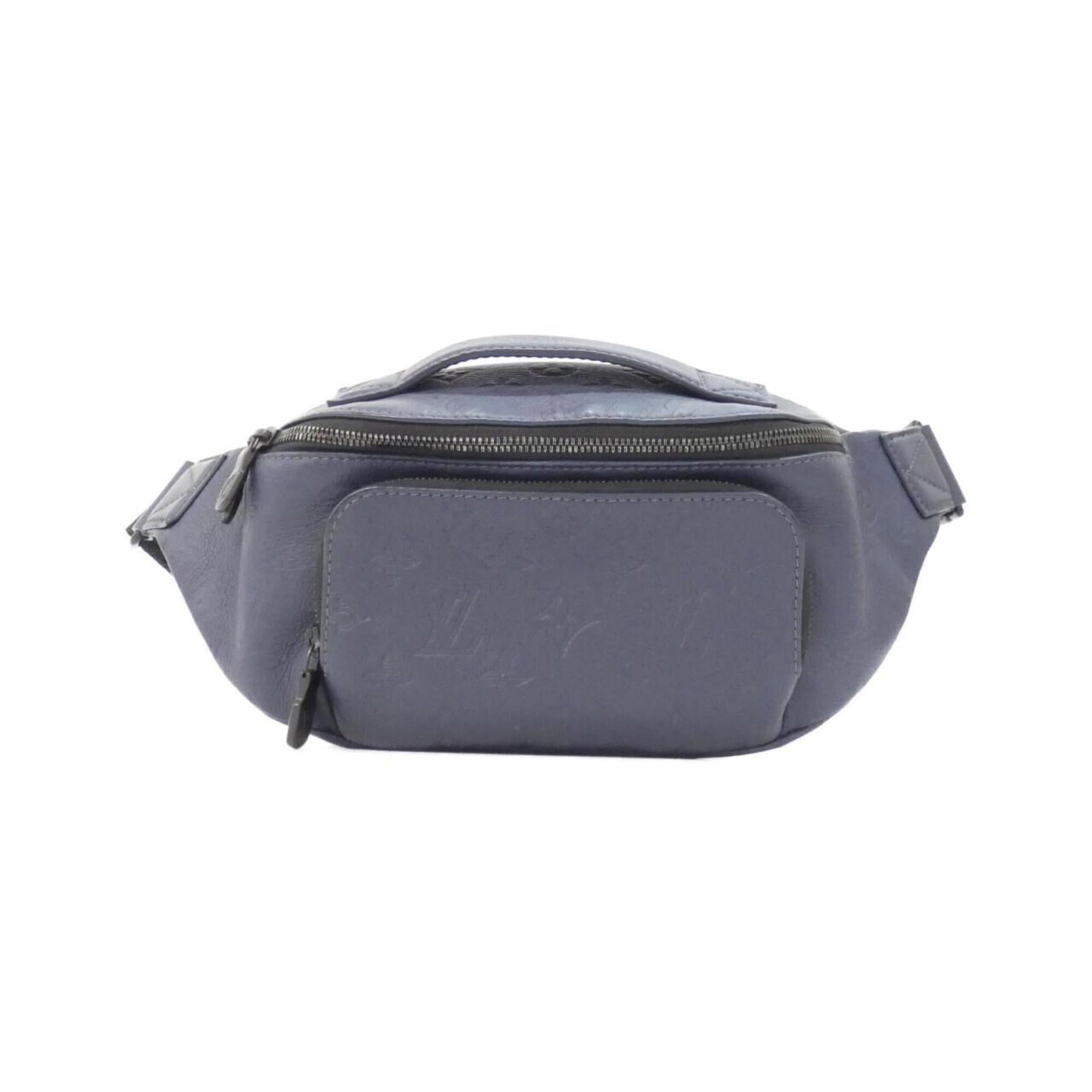 Shoulder Bag Leather Louis Vuitton: Shoulder Bag Leather Louis Vuitton Black, Blue, or Navy Calfskin Leather Shoulder Bag from Louis Vuitton, measuring 15cm x 30cm x 8cm. This classic shoulder bag features high-quality leather construct