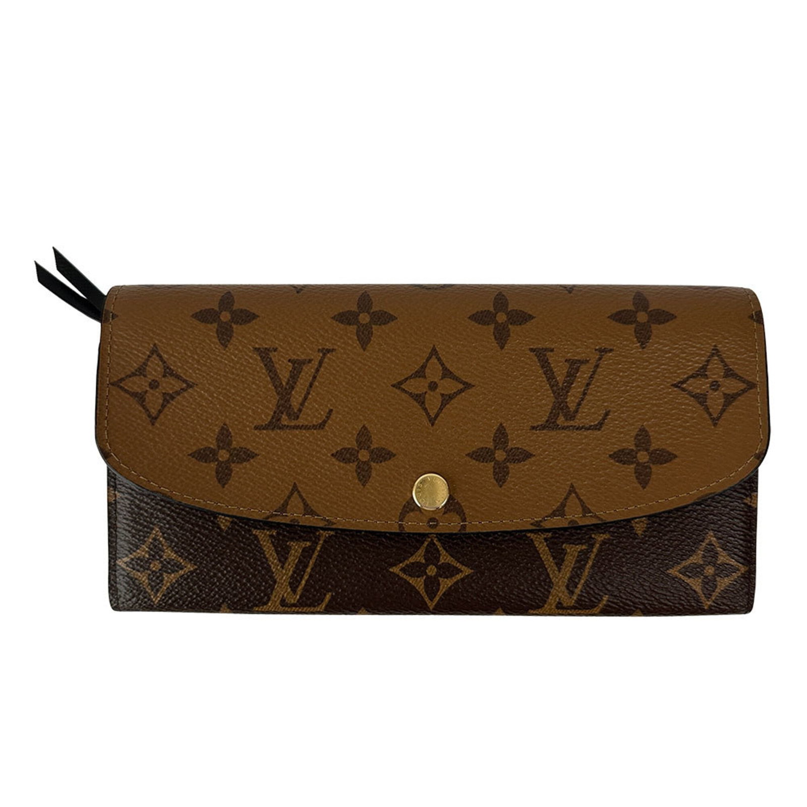 Vuitton Louis Monogram Canvas Bi fold Wallet Long: Vuitton Louis Monogram Canvas Bi fold Wallet Long The Louis Vuitton Monogram Reverse Long Wallet is a stylish and functional bi-fold wallet made from high-quality canvas featuring the iconic Monogram