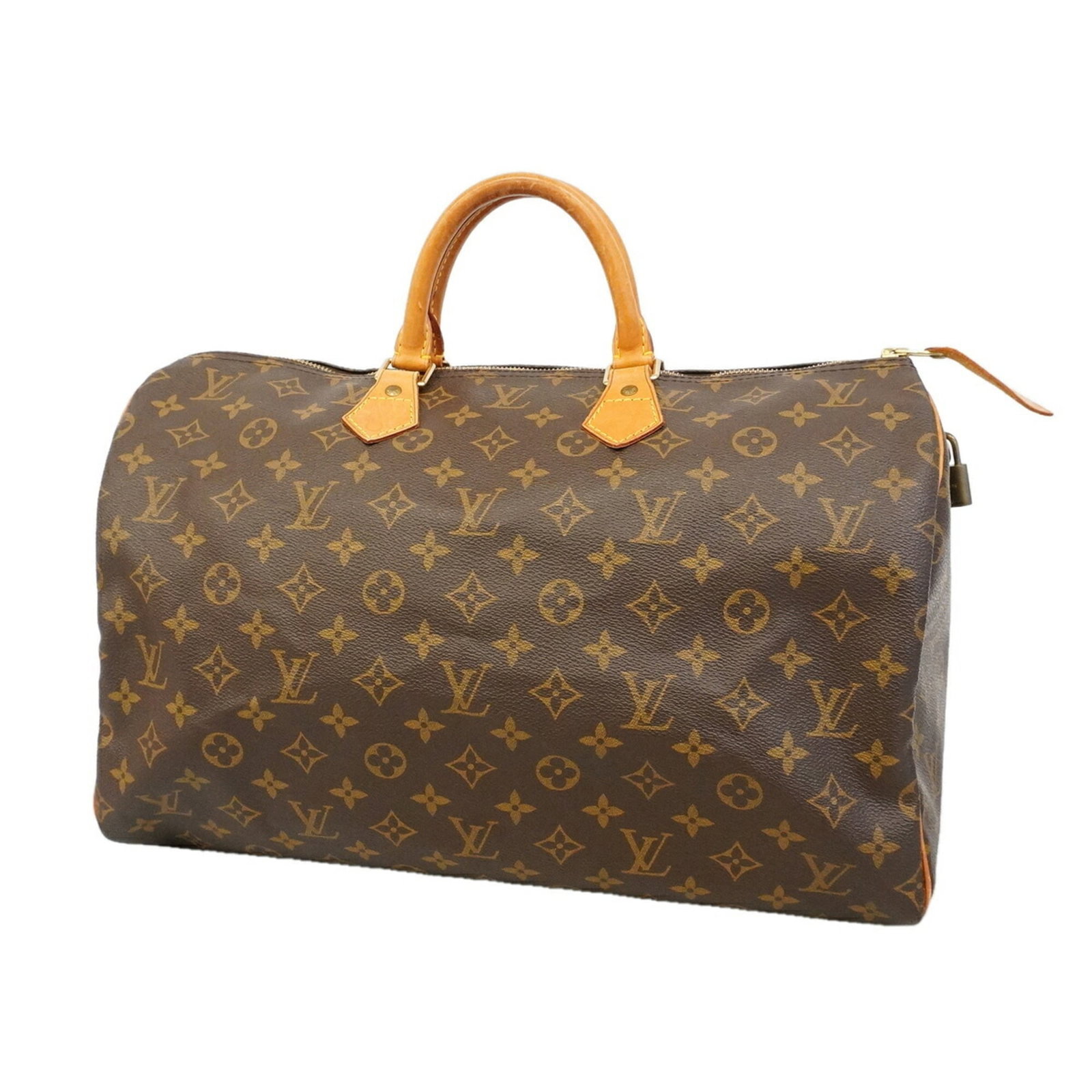 Handbag Louis Vuitton: Handbag Louis Vuitton Brown Louis Vuitton handbag with dimensions 25cm x 40cm x 19cm, designed for women, featuring a classic style and timeless design. The bag's signature monogram pattern adds a