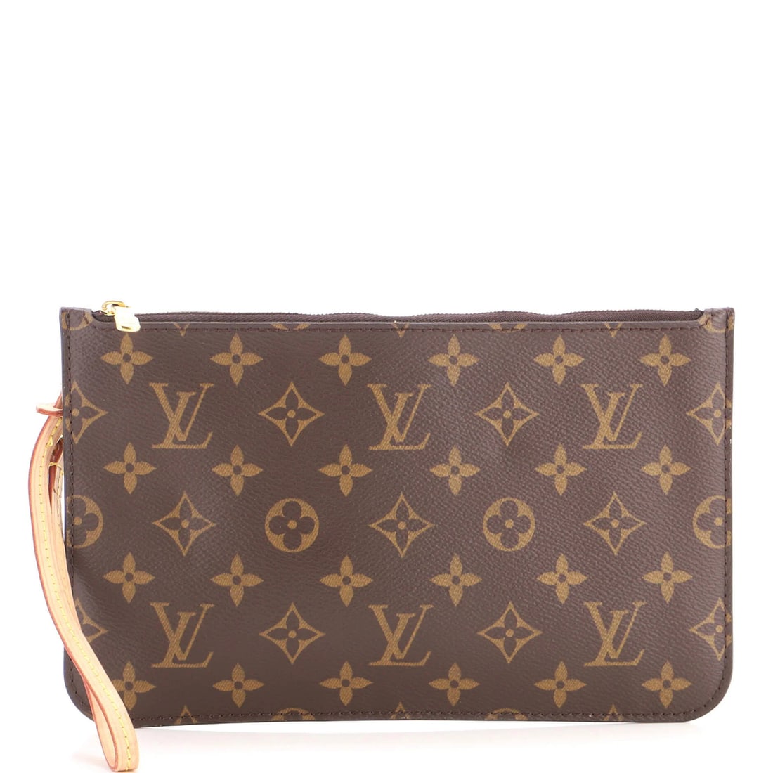 Canvas Large Neverfull Pochette Monogram Louis Vuitton: Canvas Large Neverfull Pochette Monogram Louis Vuitton Canvas Large Neverfull Pochette Monogram Louis Vuitton in Brown. This Louis Vuitton Neverfull Pochette features a classic monogram canvas design 