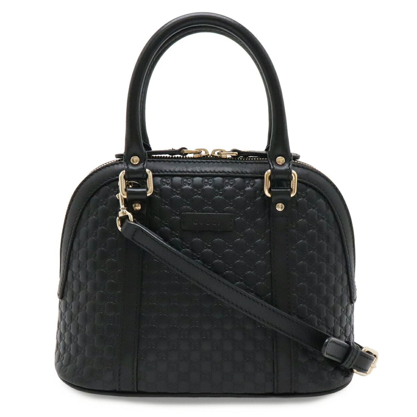 Shoulder Bag Leather Handbag Gucci: Shoulder Bag Leather Handbag Gucci This black leather shoulder bag from Gucci features a sleek design with a size of 18cm x 24cm x 12.5cm, making it a stylish and compact accessory. The bag's