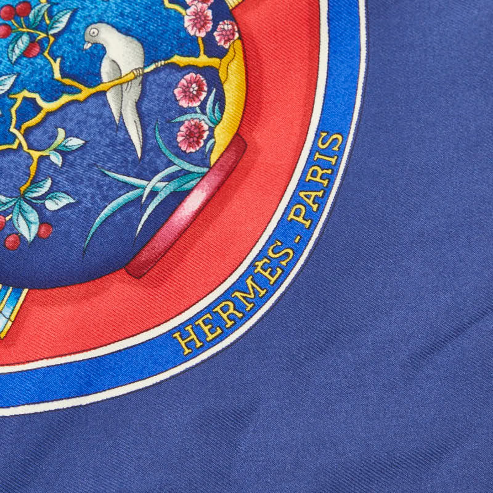Silk Hermes Scarf - 5