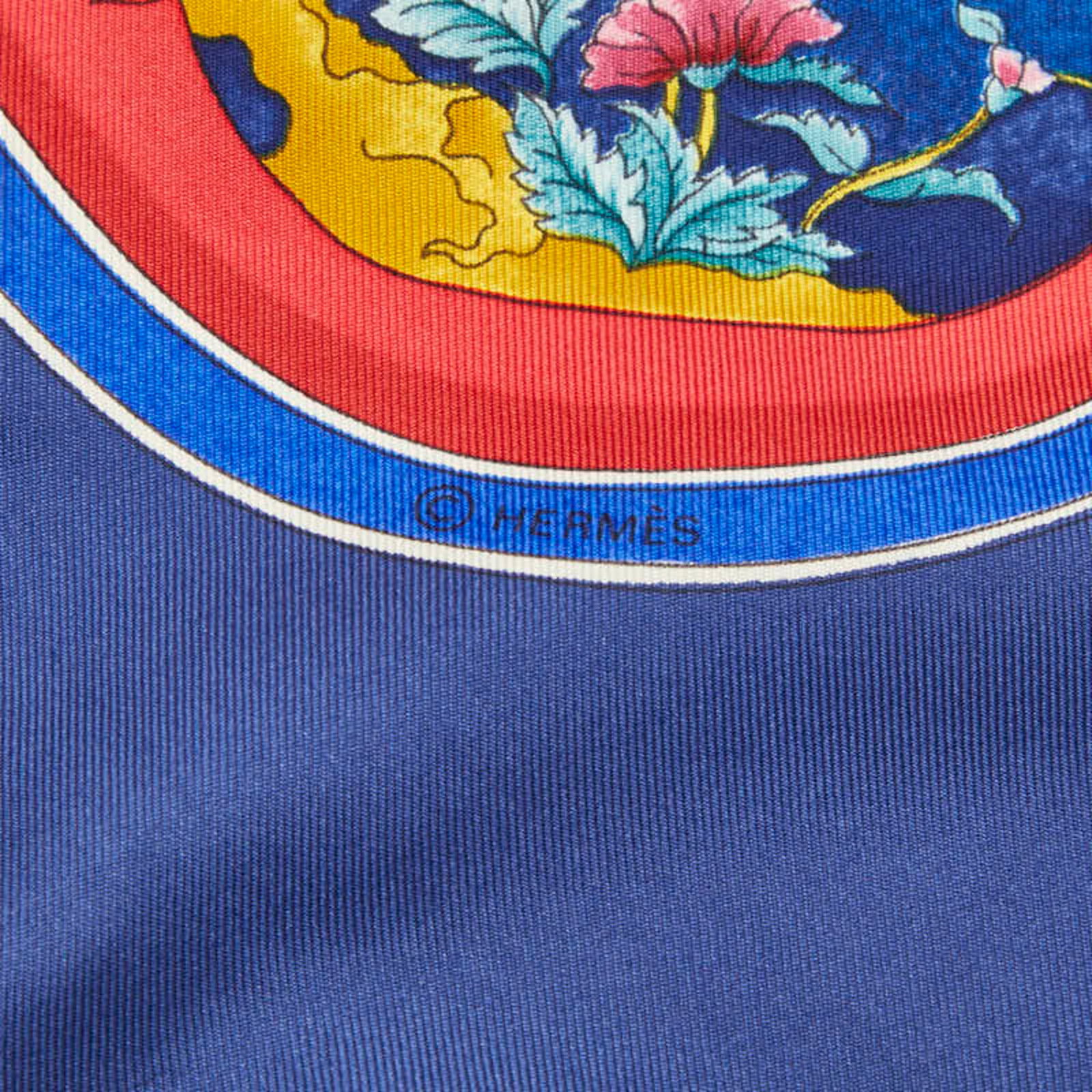 Silk Hermes Scarf - 6