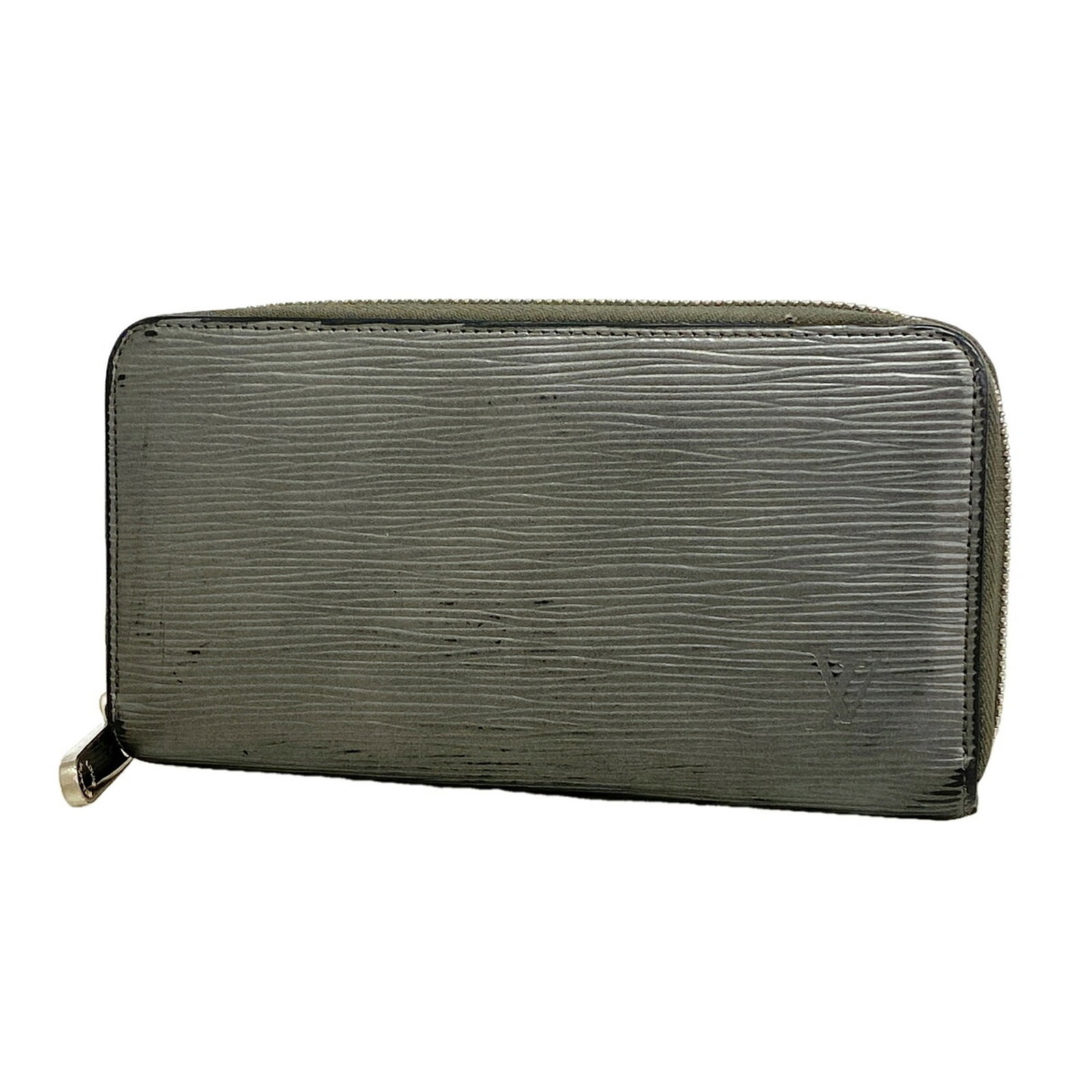 Long Wallet Louis Vuitton Bi Fold: Long Wallet Louis Vuitton Bi Fold Metallic gray Long Wallet Louis Vuitton Bi Fold, 10.5cm x 19.5cm x 2.5cm, with its sleek design and durable construction, makes for a stylish accessory. The bi-fold