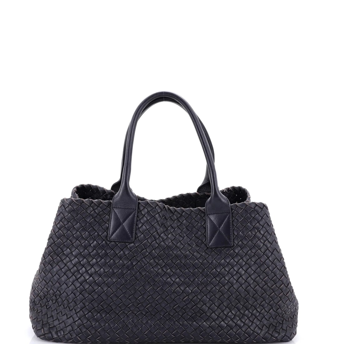 Bottega Veneta Cabat Tote Intrecciato Nappa Medium: Bottega Veneta Cabat Tote Intrecciato Nappa Medium The Bottega Veneta Cabat Tote Intrecciato Nappa Medium is a medium-sized tote with a distinctive Intrecciato woven leather design and a rich blue