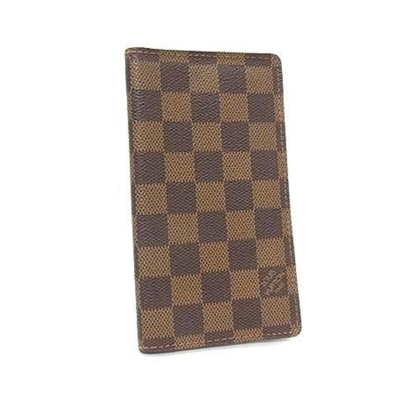 Louis Vuitton Damier Agenda Poche R20703 Brown Pvc Leather Notebook Cover For Men And Women: Louis Vuitton Damier Agenda Poche R20703 Brown Pvc Leather Notebook Cover For Men And Women Brown PVC leather notebook cover with Damier canvas, a classic design from Louis Vuitton. Made from a combin