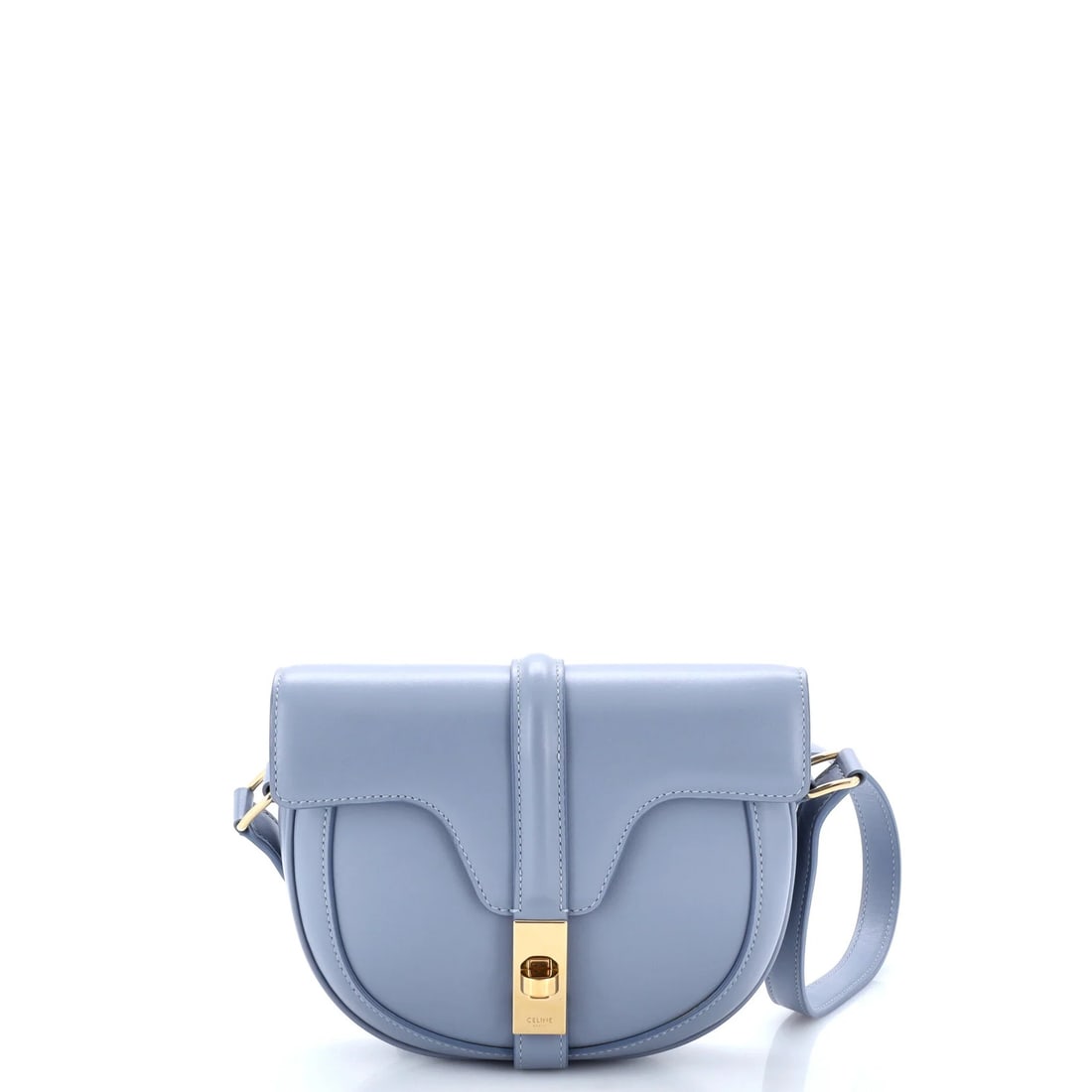 Celine Besace 16 Bag Smooth Calfskin Small: Celine Besace 16 Bag Smooth Calfskin Small The Celine Besace 16 Bag Smooth Calfskin Small is a stylish and versatile cross body bag featuring smooth calfskin leather exterior in a beautiful blue hue. 