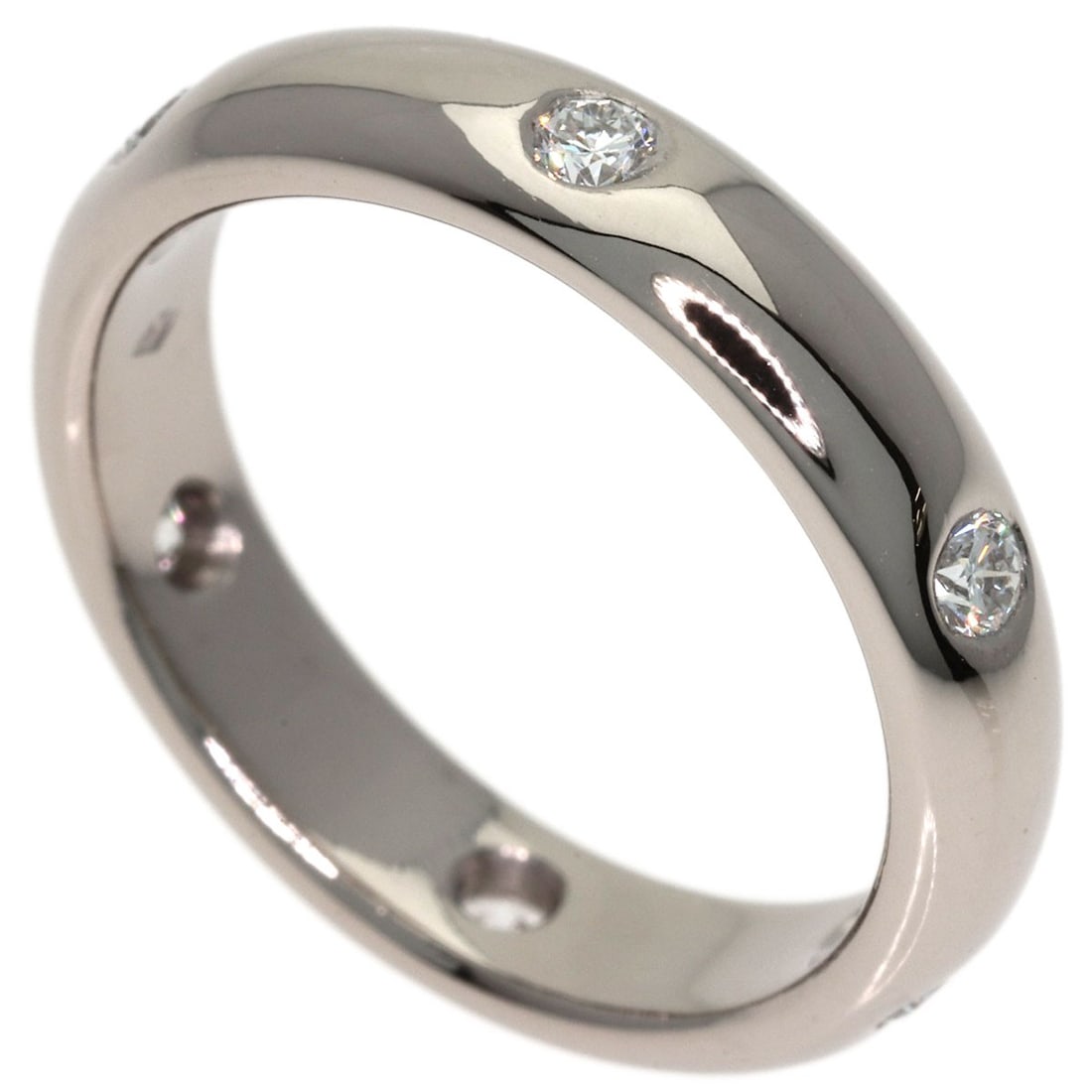 Cartier Stella 6P Diamond #49 Ring K18 White Gold: Cartier Stella 6P Diamond #49 Ring K18 White Gold Cartier Stella 6P Diamond #49 Ring K18 White Gold is a stunning piece, featuring a diamond as the main stone. This K18 white gold ring is a size