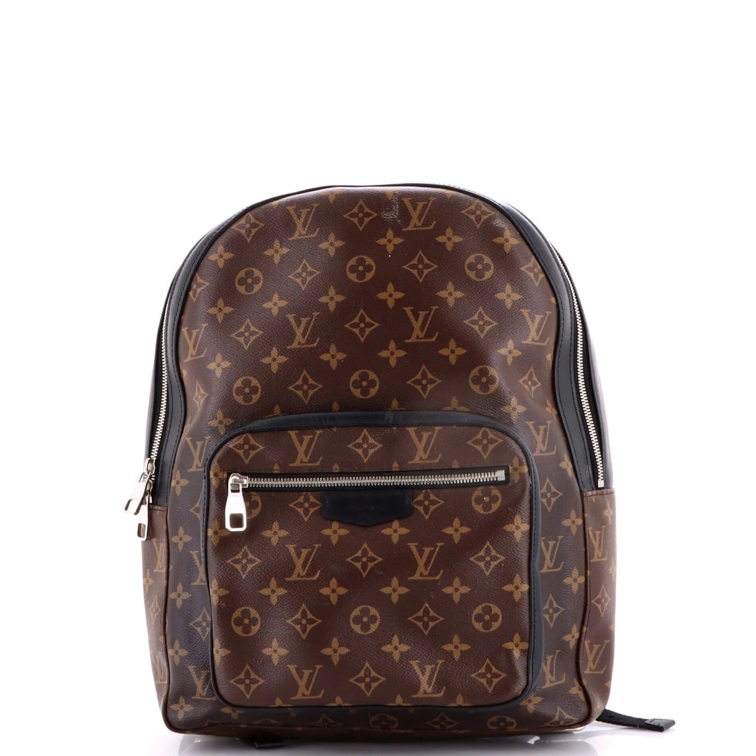 Josh Backpack Louis Vuitton Monogram Macassar Canvas: Josh Backpack Louis Vuitton Monogram Macassar Canvas Brown Louis Vuitton Monogram Macassar Canvas Josh Backpack with scuffs, stains, edge wear, minor creases, and minor discoloration. Measuring 16"