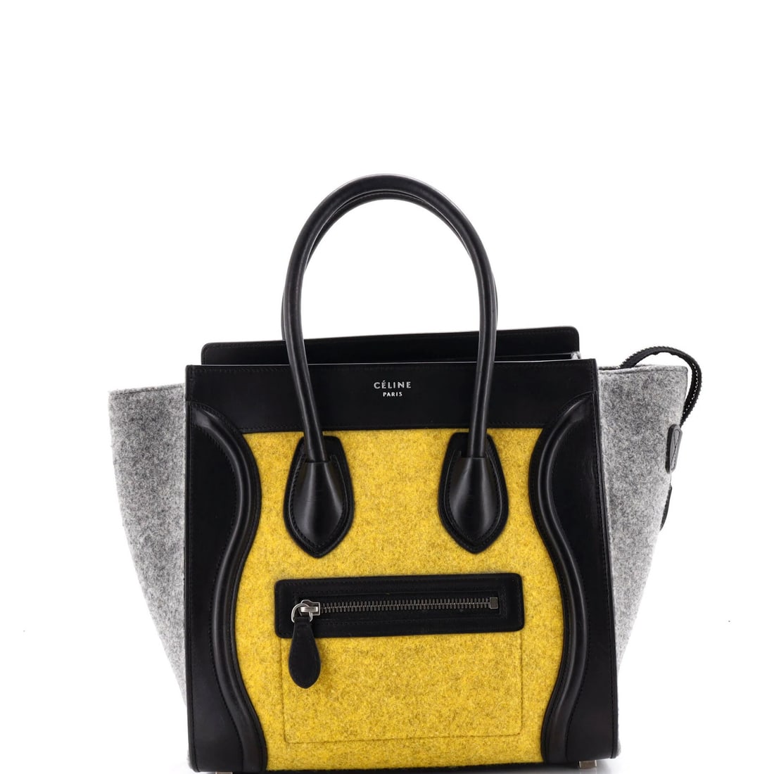 Celine Felt Micro Luggage Bag Tricolor (1 of 6)