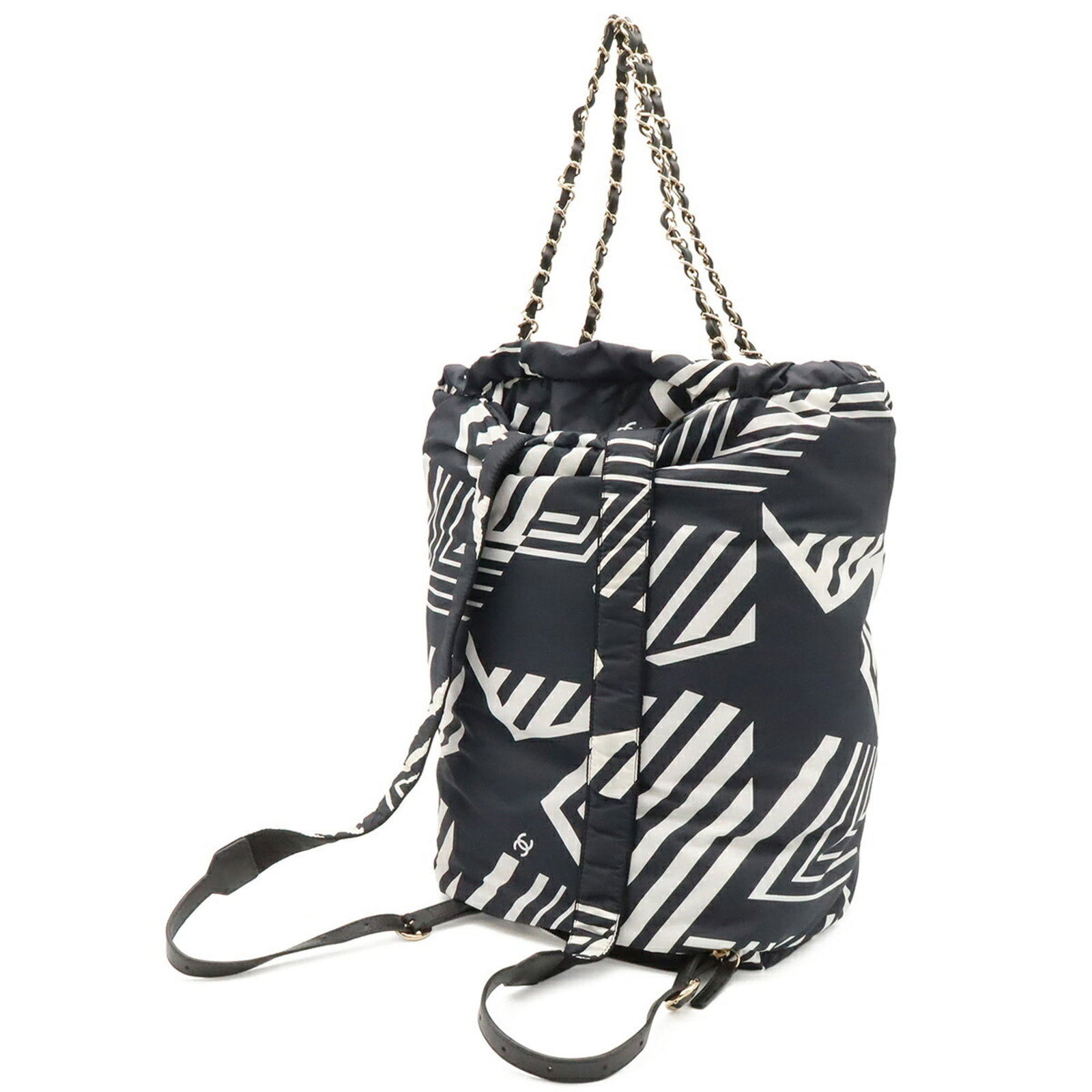 Nylon Chanel Backpack Bag - 3