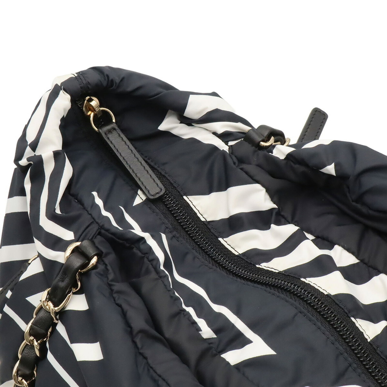 Nylon Chanel Backpack Bag - 6