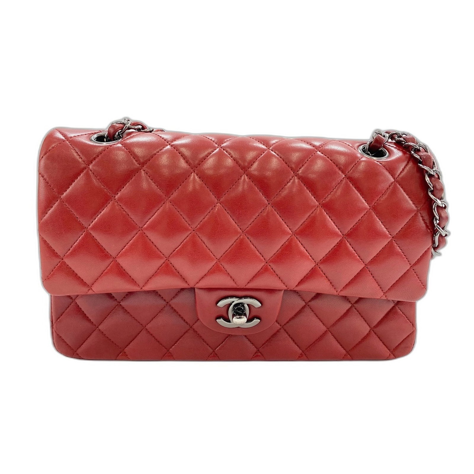 Shoulder Bag by Chanel: Shoulder Bag by Chanel Red Chanel shoulder bag with dimensions 16cm x 25cm x 6cm, offering a classic and stylish design. This bag features a bold red color and a compact size, making it a versatile