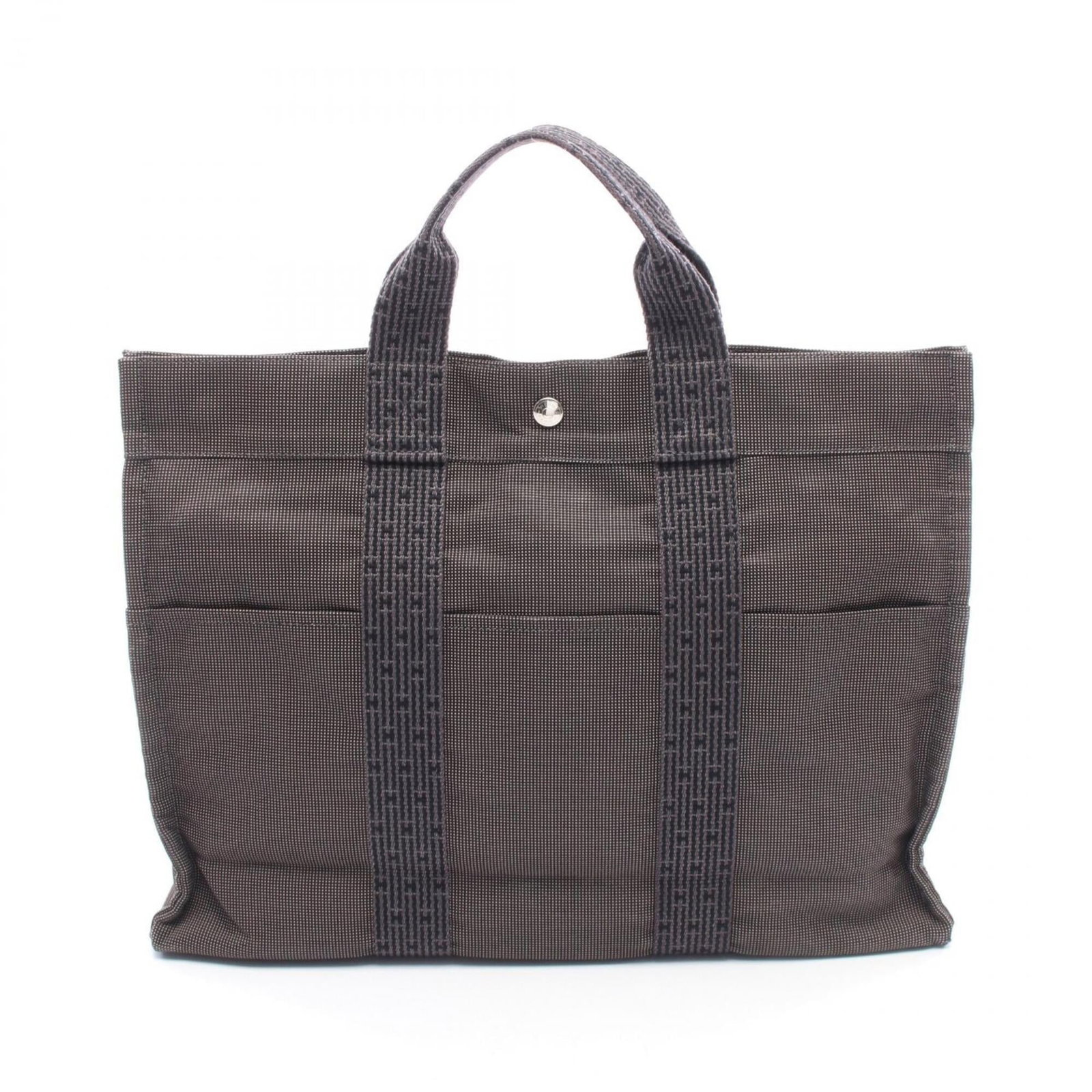 Handbag Tote Bag Canvas Hermes: Handbag Tote Bag Canvas Hermes Canvas Hermes Handbag Tote Bag - A Timeless Gray Tote. Made from high-quality canvas, this stylish tote bag features a sleek gray color and silver hardware, adding a