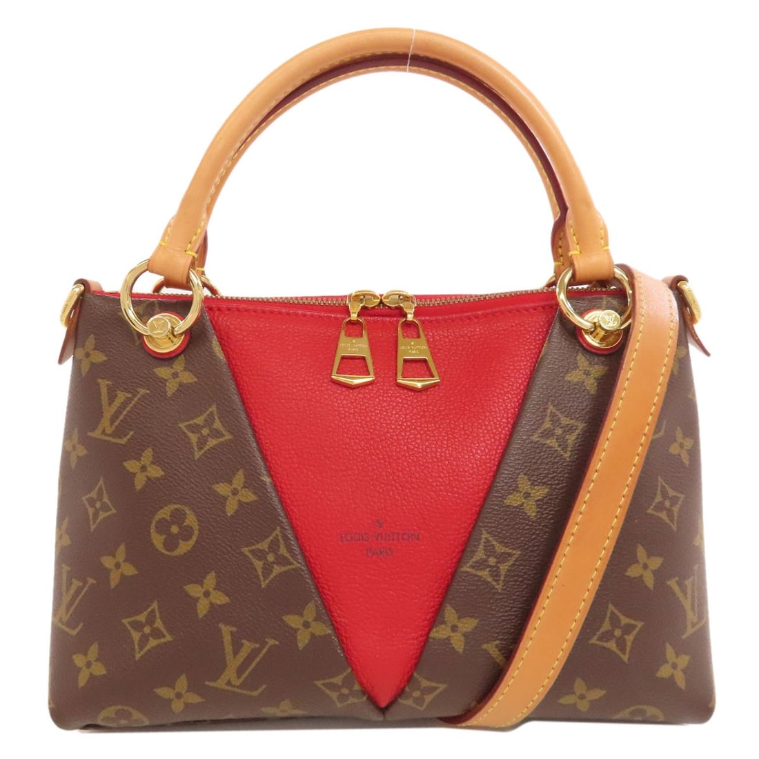 Louis Vuitton M43966 V Tote Bb Handbag Monogram Canvas: Louis Vuitton M43966 V Tote Bb Handbag Monogram Canvas Item Specifics: Brand: LOUIS VUITTON Style: Handbag Color: Brown Type: Handbag Exterior Color: Brown Exterior Material: Monogram canvas Product