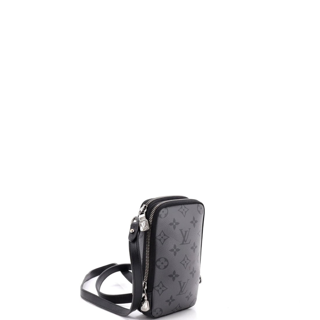 Louis Vuitton Reverse Monogram Eclipse Canvas Double Pouch Phone - 2