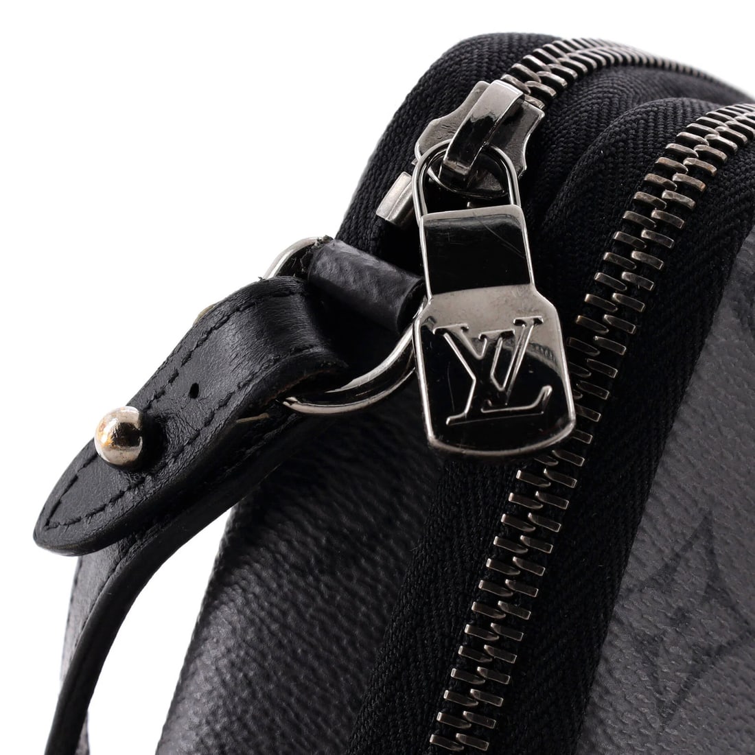 Louis Vuitton Reverse Monogram Eclipse Canvas Double Pouch Phone - 6