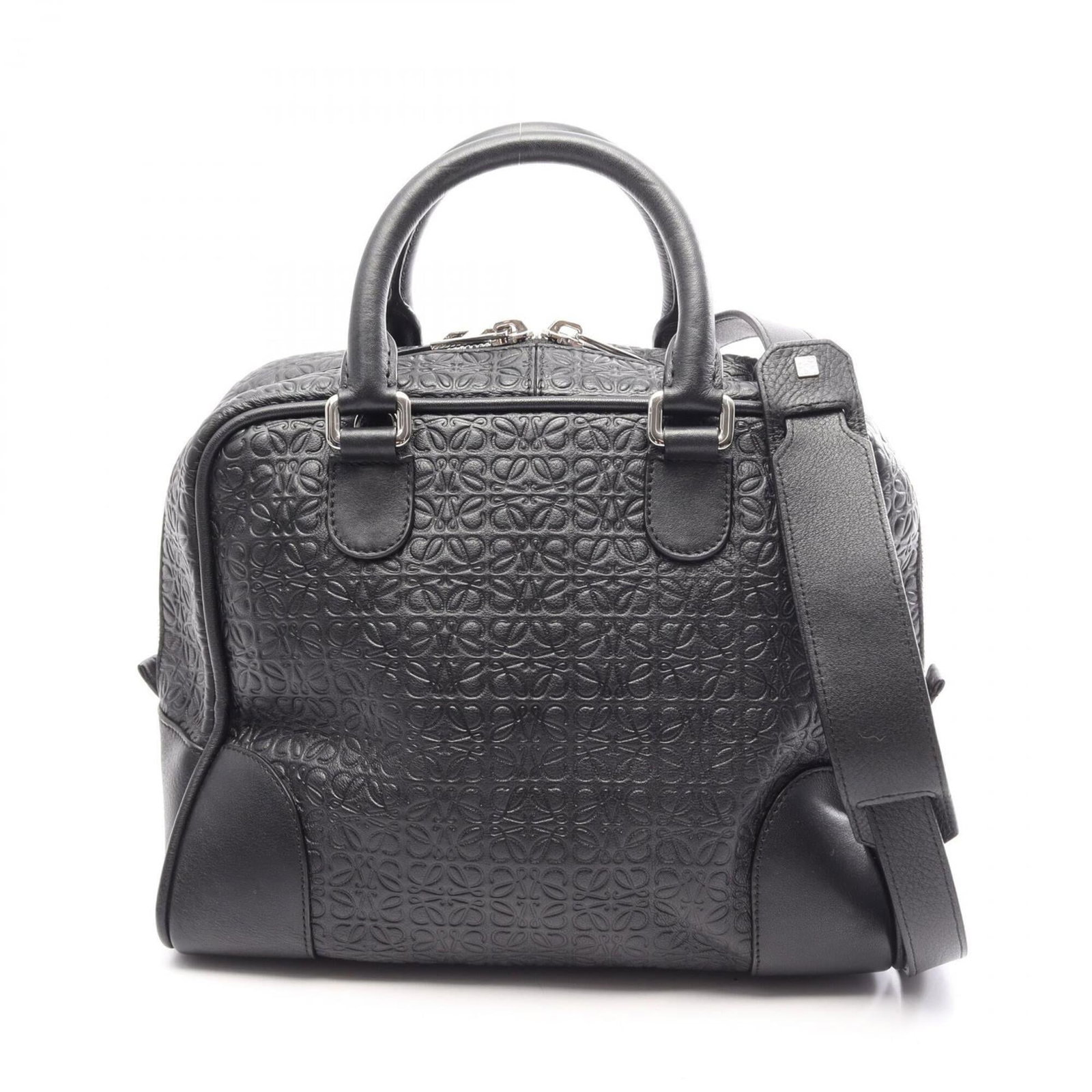 Handbag Leather Handbag: Handbag Leather Handbag Black leather handbag with a classic design, measuring 22cm x 28cm x 17cm. The bag's sleek silhouette and smooth leather finish make it a stylish accessory for everyday use.