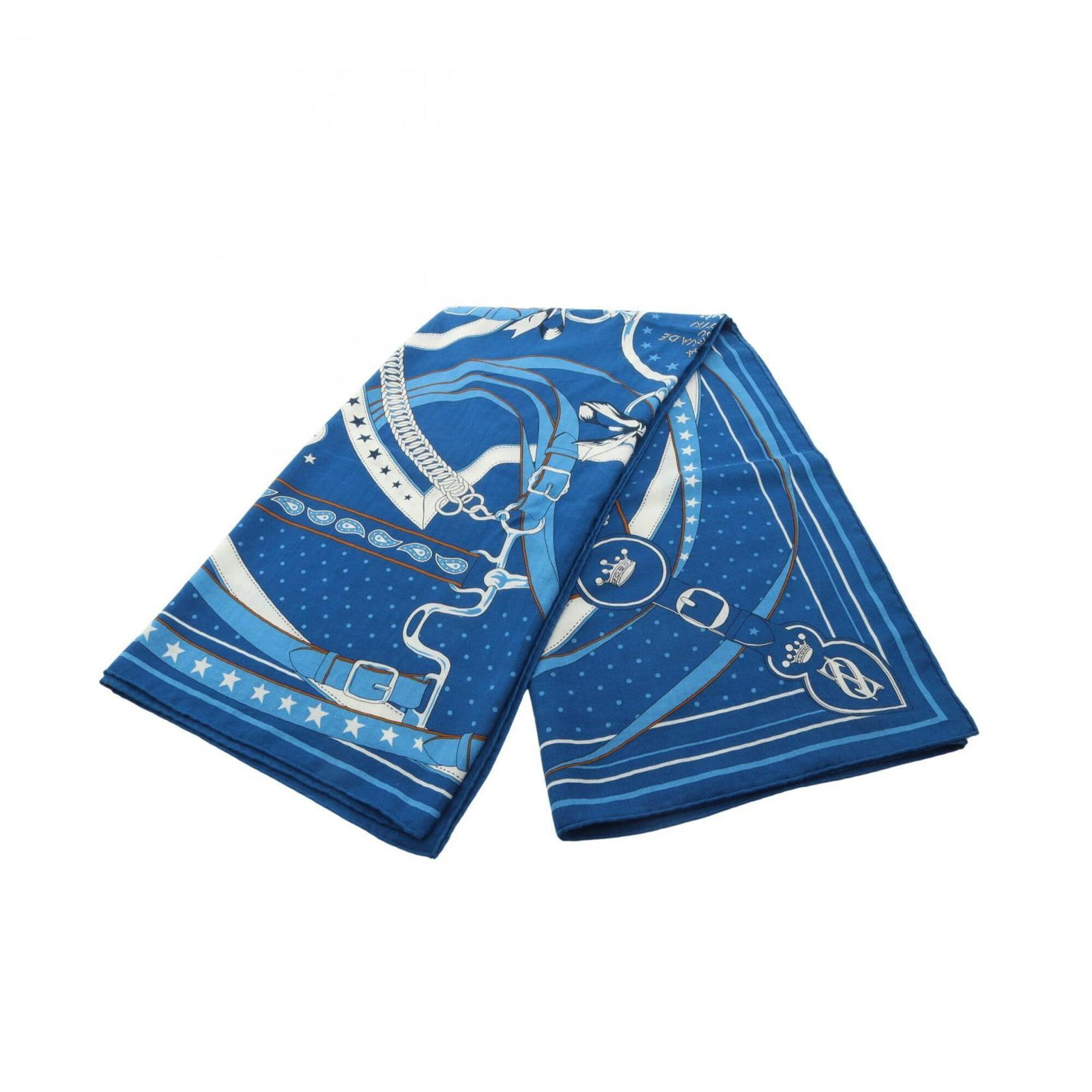 Silk cashmere scarf: Silk cashmere scarf Silk and cashmere blend in a vibrant blue hue, creating a stunning scarf that adds a touch of elegance to any outfit. Measuring 1.36m x 1.36m, this scarf boasts a generous size per