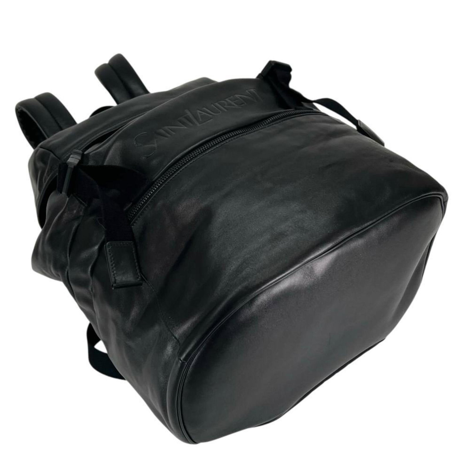 Nylon Leather Backpack Saint - 3