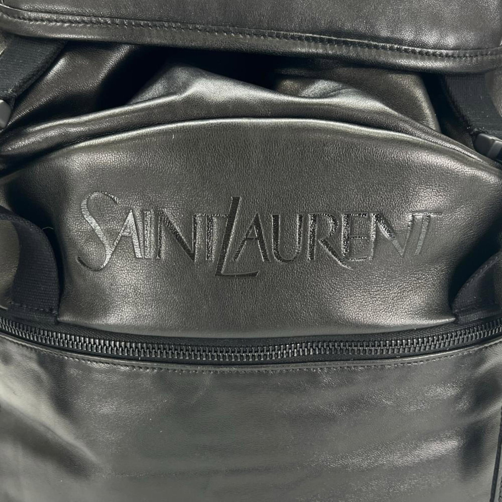 Nylon Leather Backpack Saint - 7