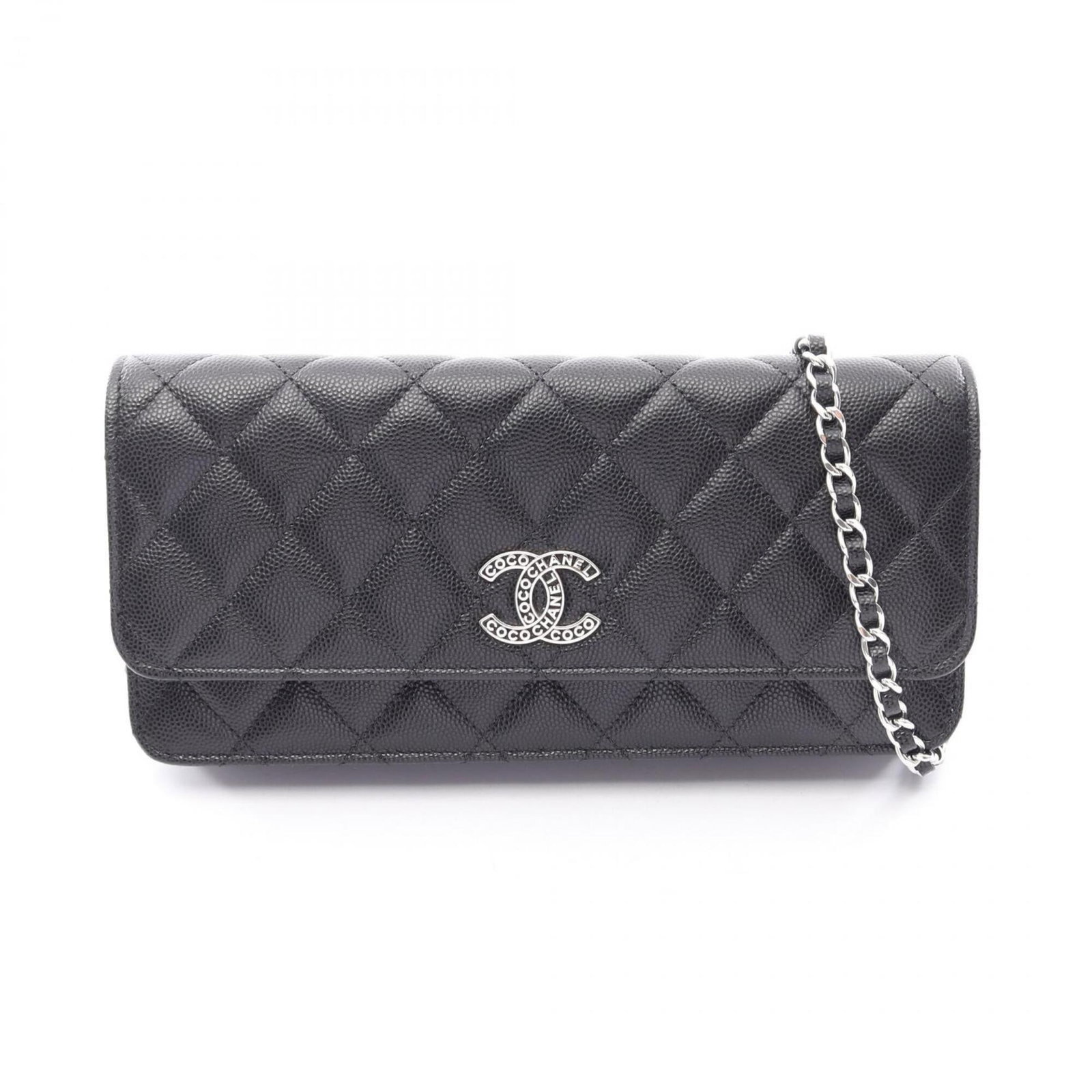 Calfskin Grained Shoulder Bag Handbag: Calfskin Grained Shoulder Bag Handbag Calfskin Grained Shoulder Bag Handbag in Black. This Chanel MPN AP3838 shoulder bag features a luxurious grained calfskin material and a sleek black design. With
