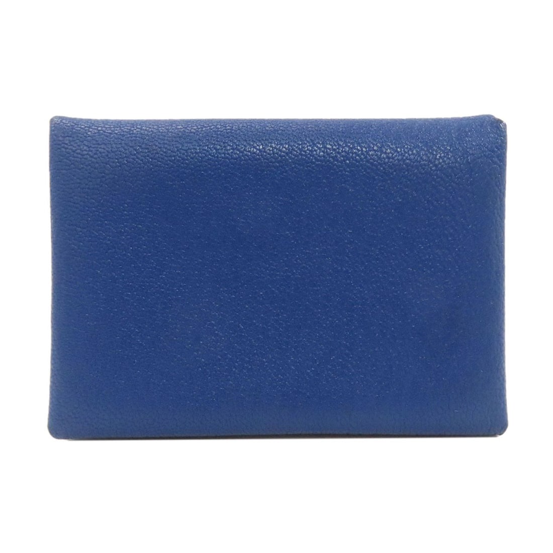 Hermes Calvi Duo Blue France Silverhardware Card Case Chevre: Hermes Calvi Duo Blue France Silverhardware Card Case Chevre Blue Chevre Card Case from Hermes, featuring a sleek and modern design with a touch of French elegance, adorned with silver hardware. This 