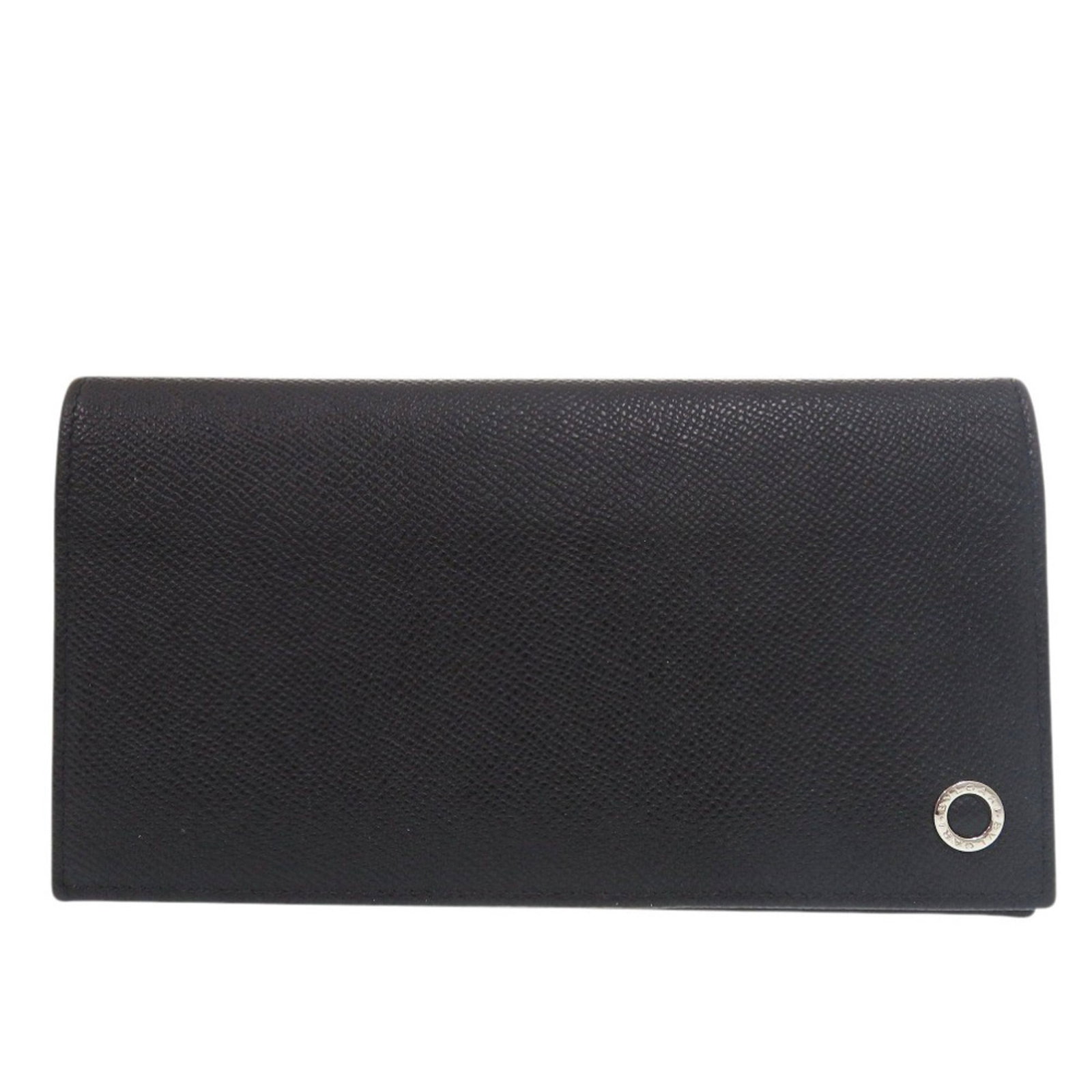 Bvlgari Coin Purse/ Coin Case Leather: Bvlgari Coin Purse/ Coin Case Leather The Bvlgari Coin Purse is a sleek and sophisticated leather accessory, crafted from high-quality black leather and featuring a classic design. Measuring 10cm x