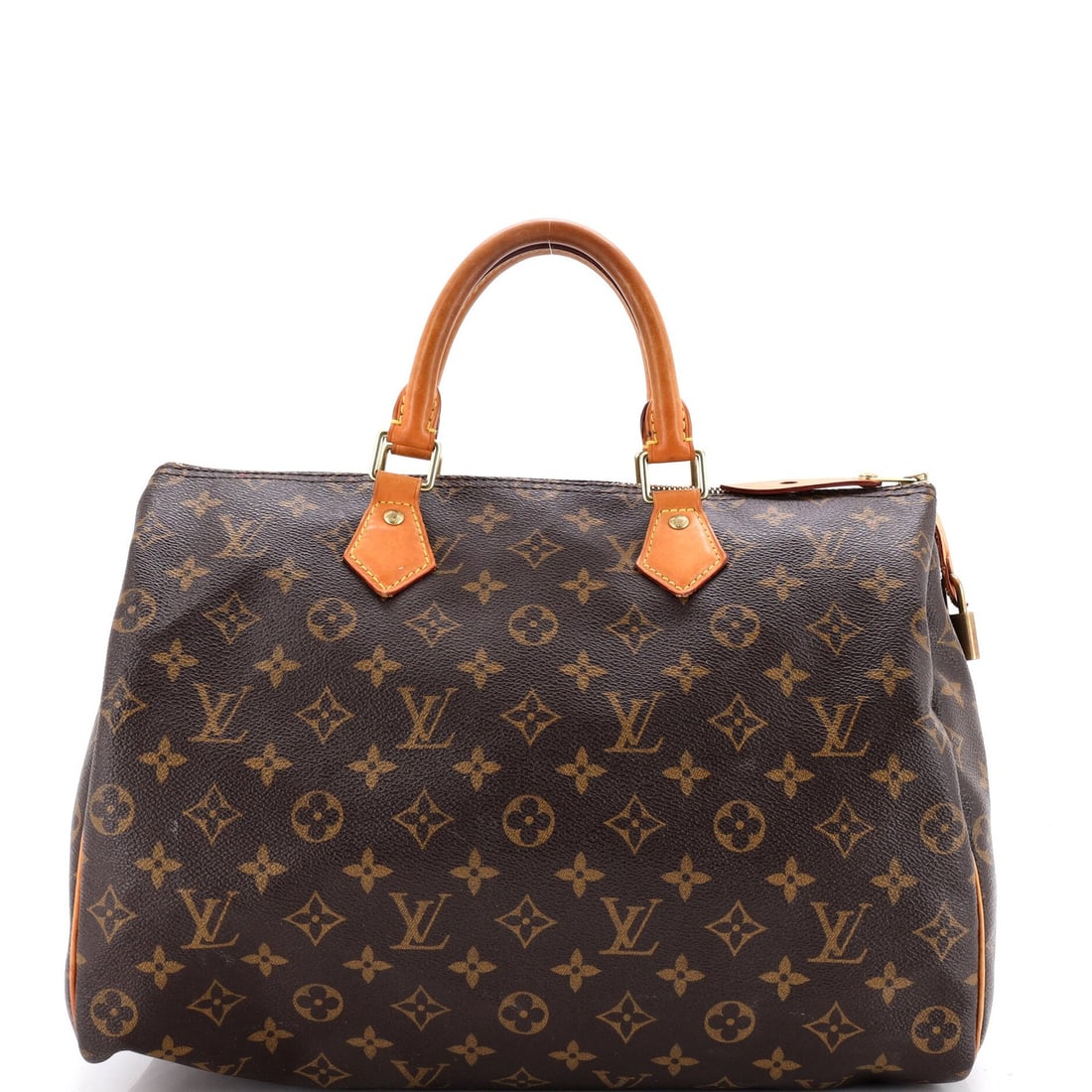Speedy Handbag Monogram Canvas Louis Vuitton: Speedy Handbag Monogram Canvas Louis Vuitton Speedy Handbag Monogram Canvas Louis Vuitton - A Timeless Brown Classic. This 35cm Louis Vuitton Speedy Handbag features a rich brown canvas exterior with