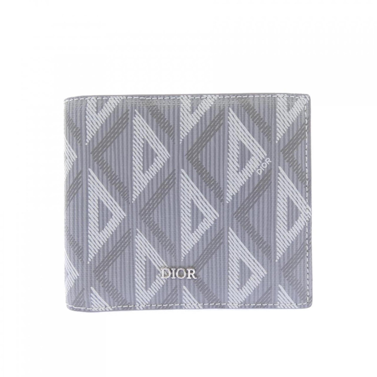 Christian Dior Wallet Bi Fold: Christian Dior Wallet Bi Fold The Christian Dior Wallet Bi Fold boasts a sleek, gray design that adds a touch of sophistication to any outfit. Measuring 9.5cm x 11.5cm x 3cm, this bi-fold wallet is a