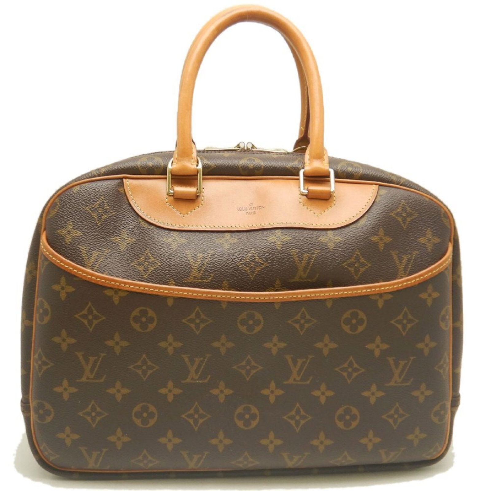 Louis Vuitton Monogram Handbag: Louis Vuitton Monogram Handbag The Louis Vuitton Monogram Handbag is a timeless piece of luxury, boasting the iconic monogram pattern in rich brown hues. Crafted from high-quality materials, this
