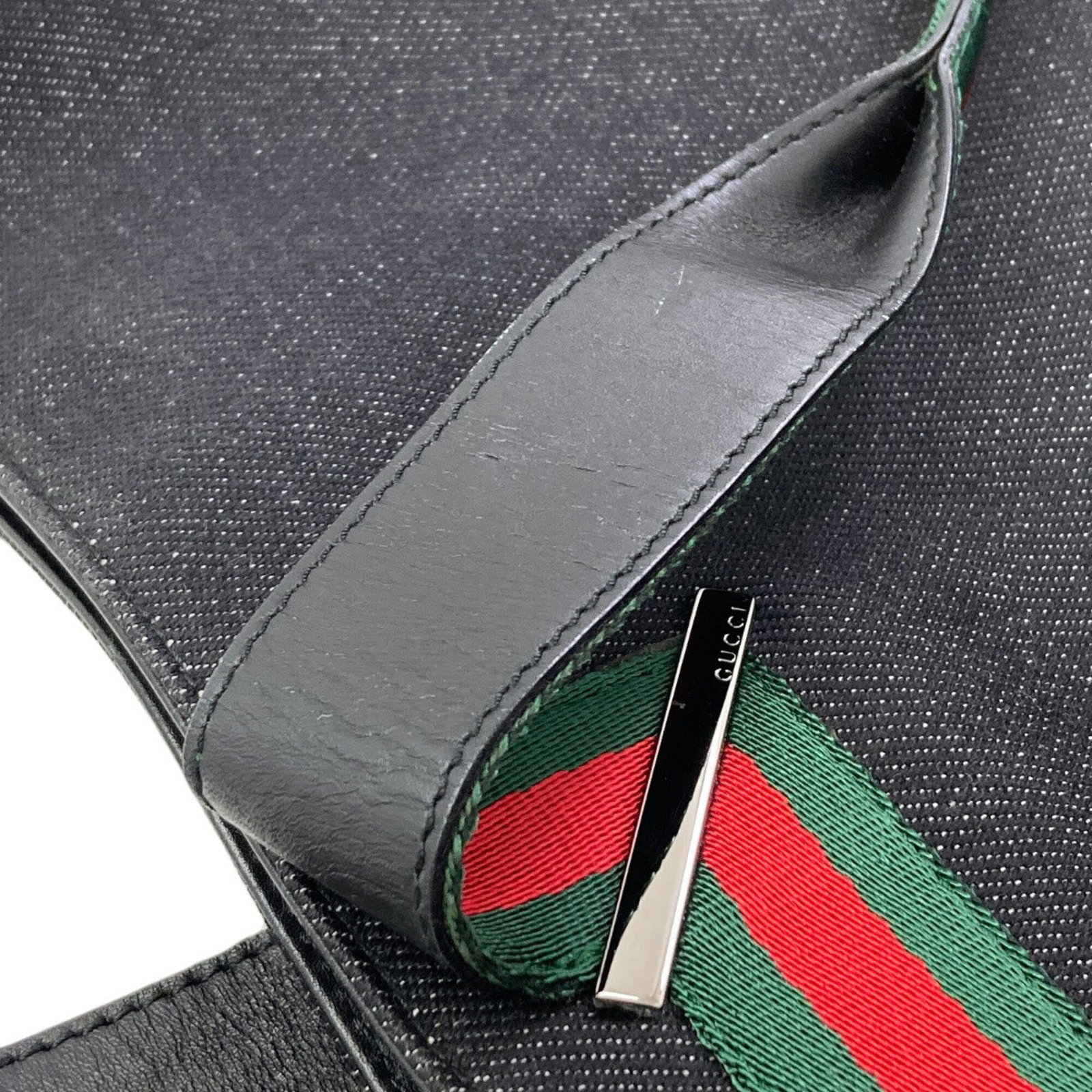 Handbag Canvas Gucci - 12