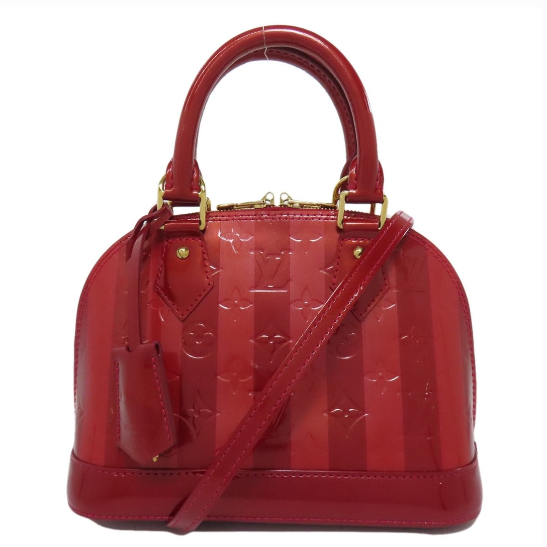 Vuitton Louis M91593 Alma Handbag Rayur Vernis Bb (1 of 20)