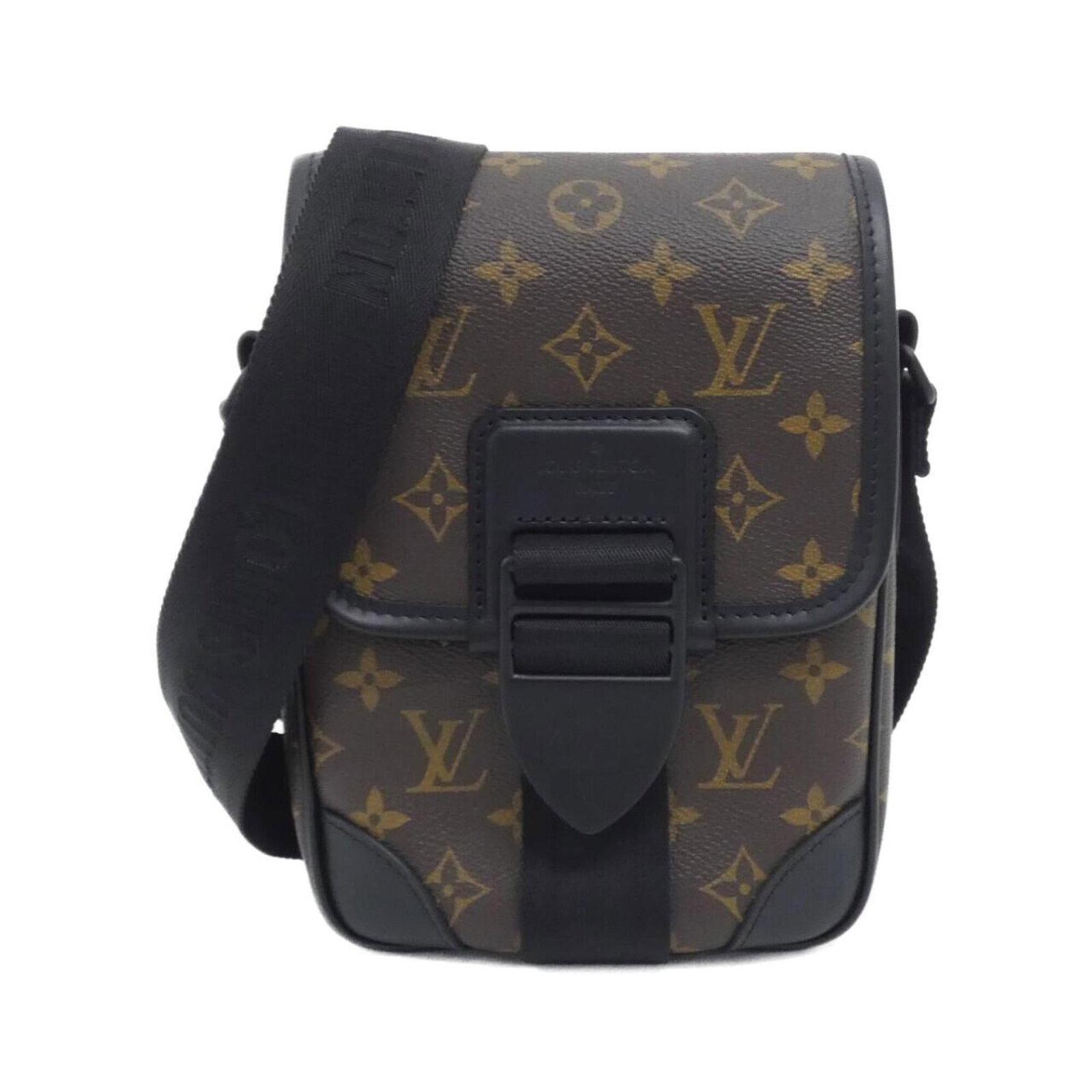 Canvas Coated Louis Vuitton Bag Shoulder: Canvas Coated Louis Vuitton Bag Shoulder Item Specifics: Brand: Louis Vuitton MPN: M46442 Type: Shoulder bag Material: Coated canvas Color: Black, Marron Gender: Women Size (HxWxD): 22cm x 16cm x 7cm