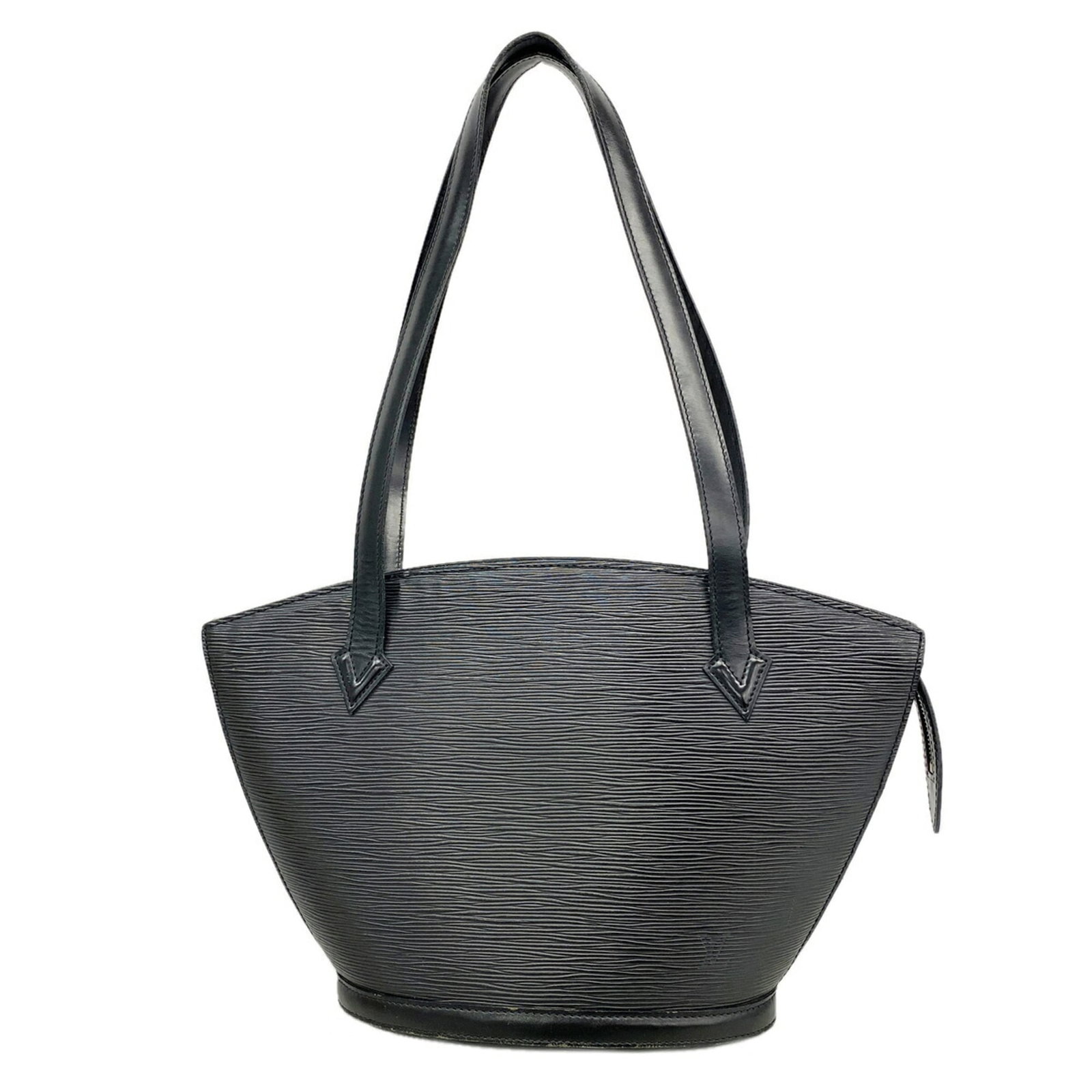 Shoulder Bag by Louis Vuitton: Shoulder Bag by Louis Vuitton The Louis Vuitton shoulder bag features a sleek Noir color and a compact size, measuring 24cm x 23cm x 10cm. This stylish bag is designed with a classic shape and a durab