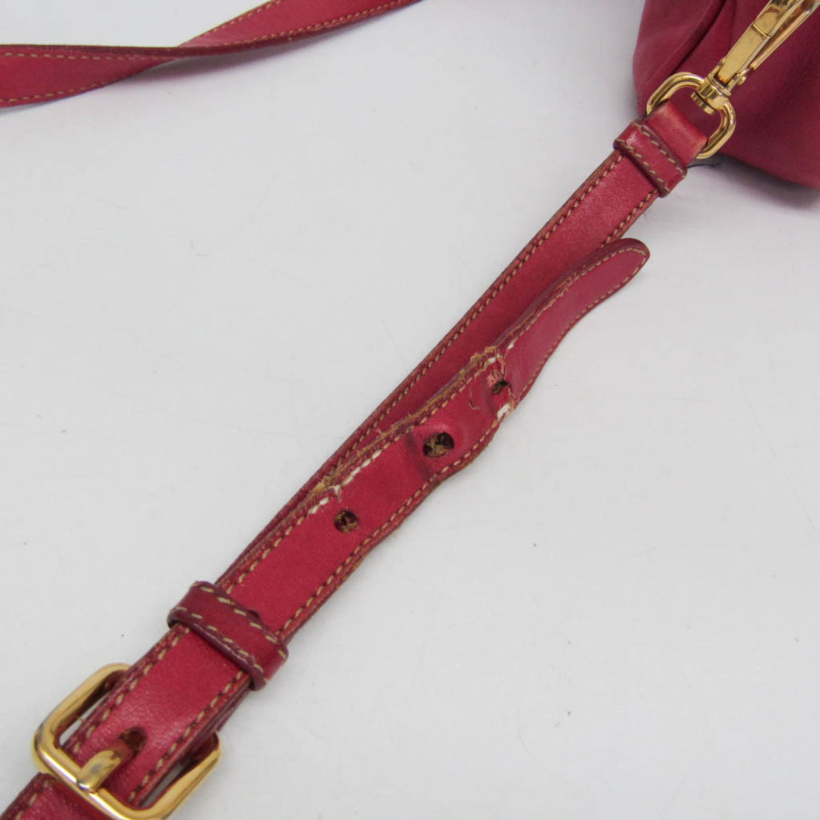Shoulder Bag Leather Prada - 12