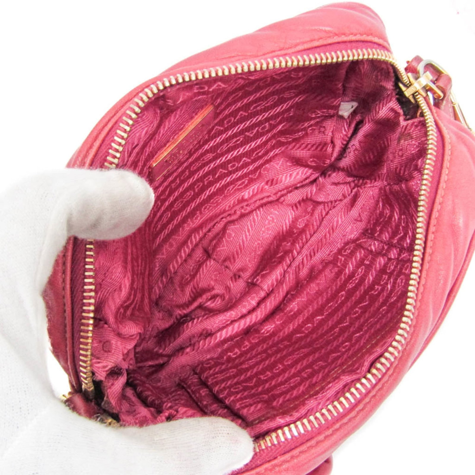 Shoulder Bag Leather Prada - 4